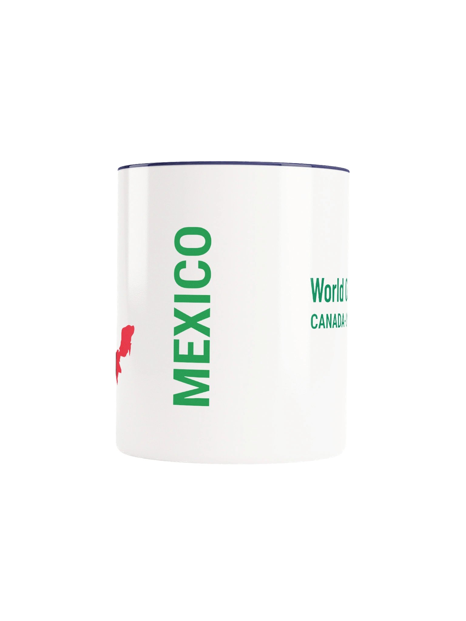Mexico 2026 World Cup Flag Mug - Mexico Soccer Fan Coffee Cup - Premium Two-Tone Ceramic Mug product image (5)