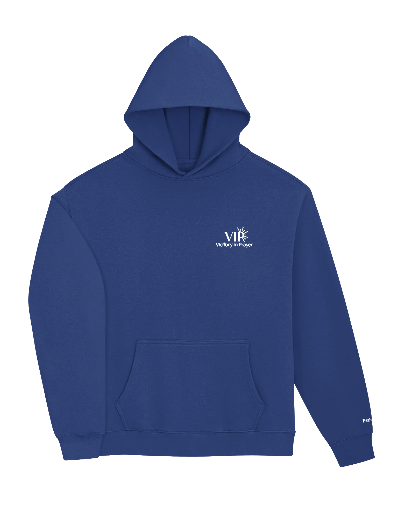 Embroidered Unisex VIP Hoodie with Psalms 23 on sleeve product image (3)