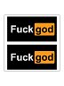 God Hub Sticker 2 pack