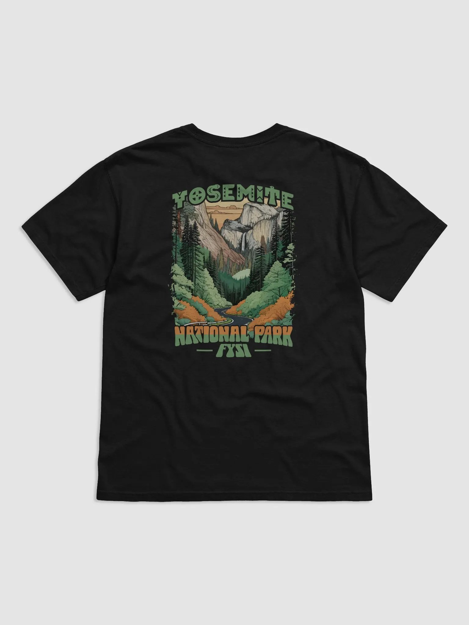 Yosemite National Park Organic Cotton T-Shirt product image (2)
