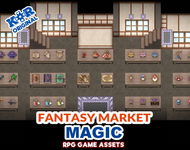 KR Fantasy Market ~ Magic Tileset for RPGs product image (1)