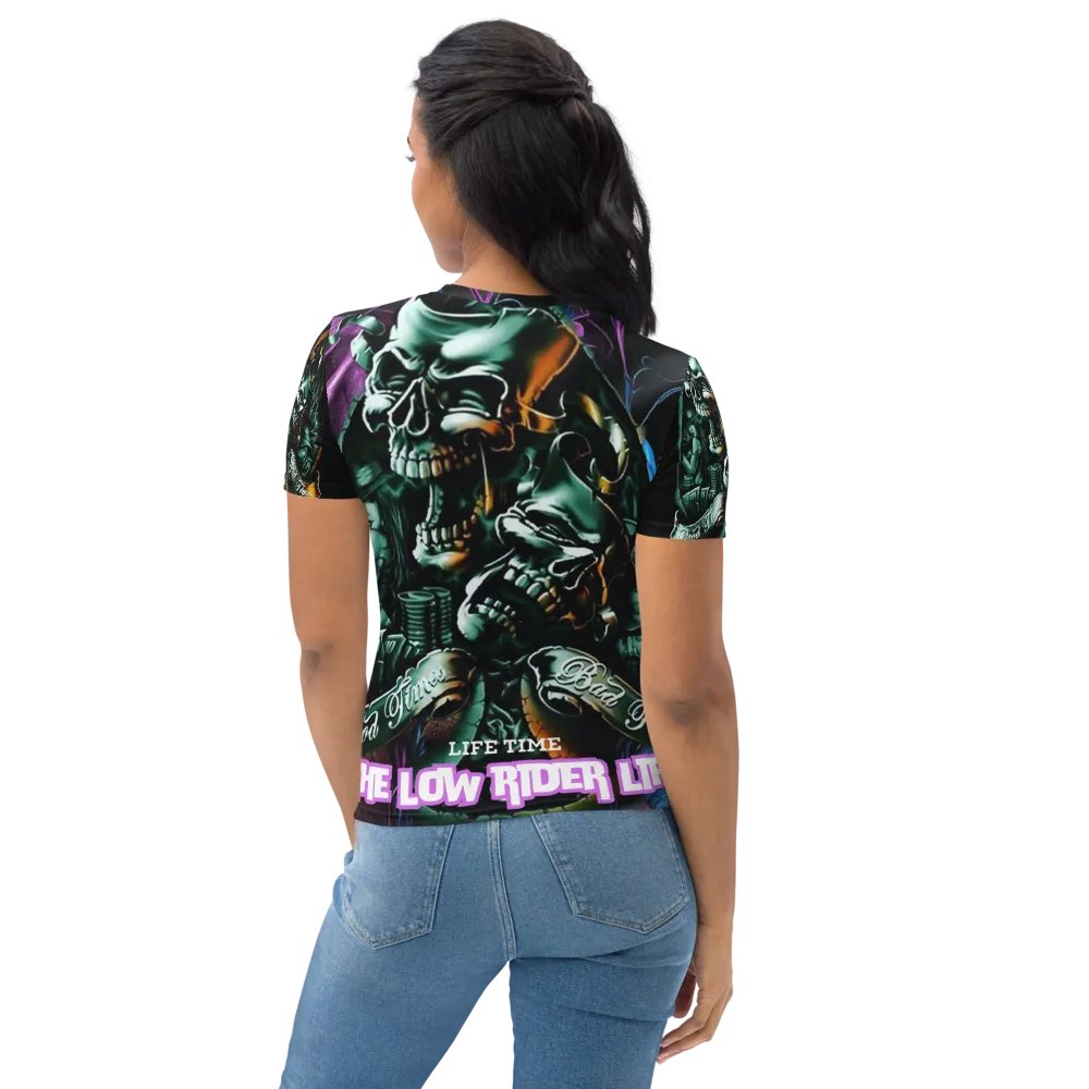 LowRider Smile Now Cry Later Women's Crew Neck T-Shirt product image (6)