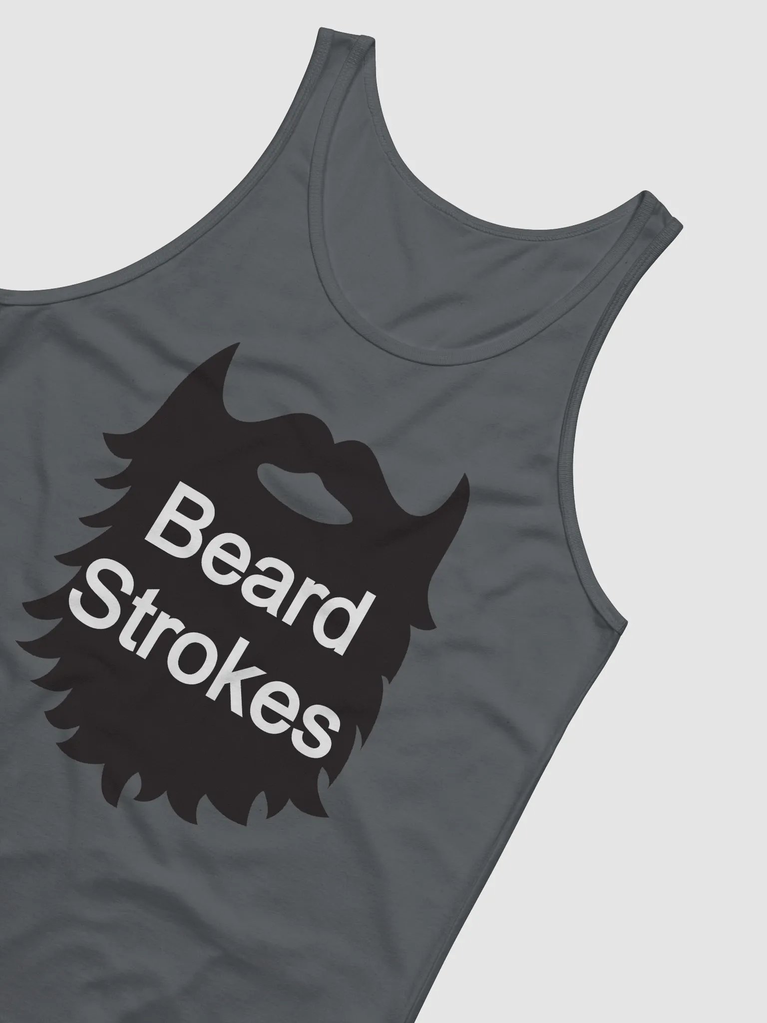 Beard Strokes Tank Top - Unisex (Black Beard) product image (4)