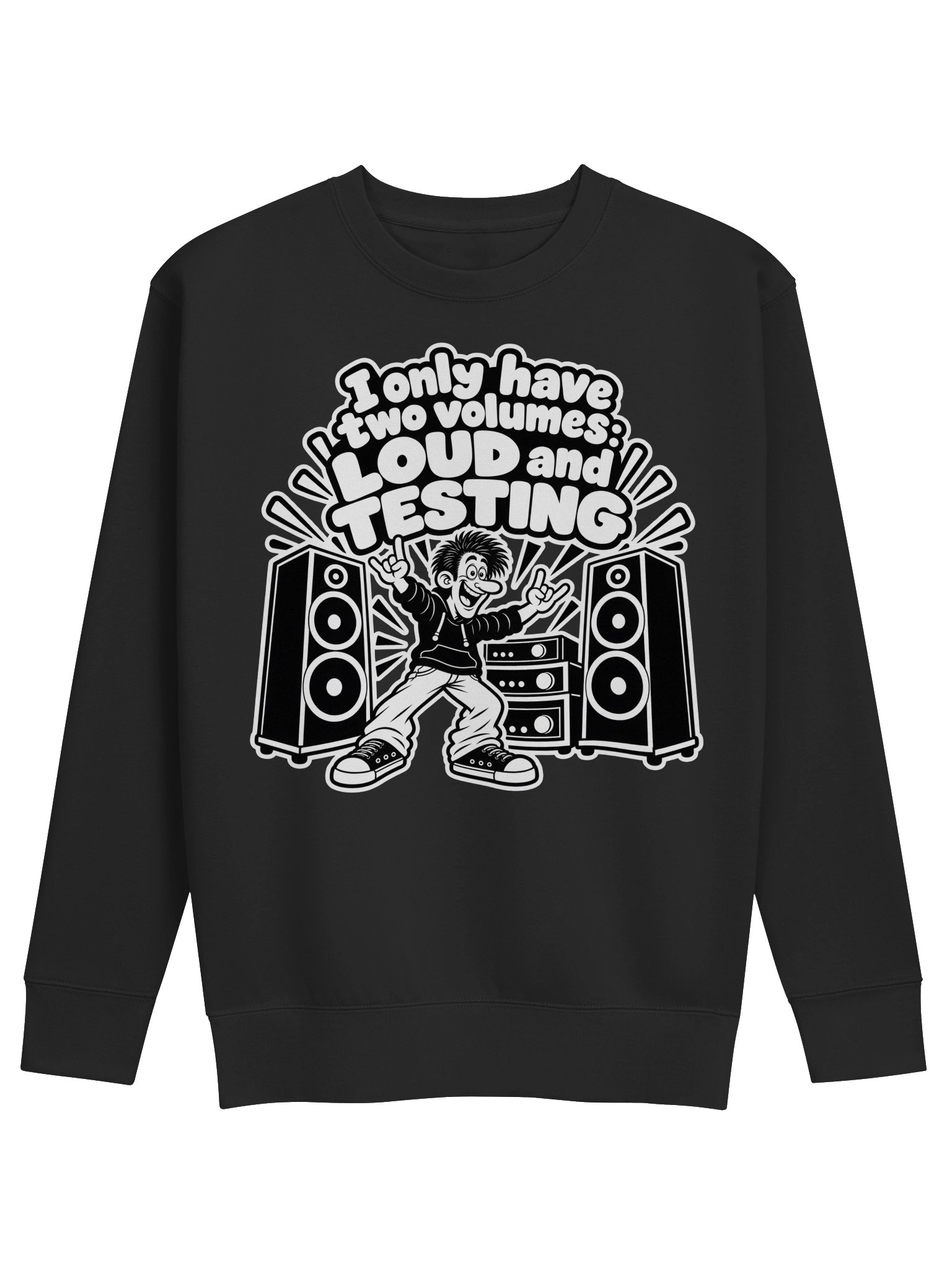 I Have Only Two Volumes Loud and Testing - Long Sleeve T-shirt product image (1)