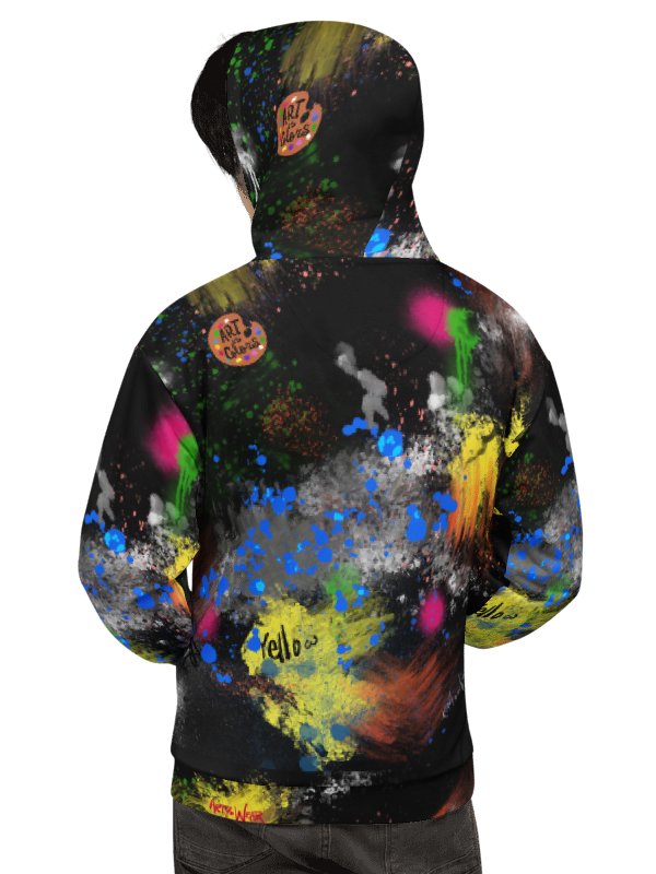 SplatterWear 'Color Splash' Unisex Art Hoodie product image (4)