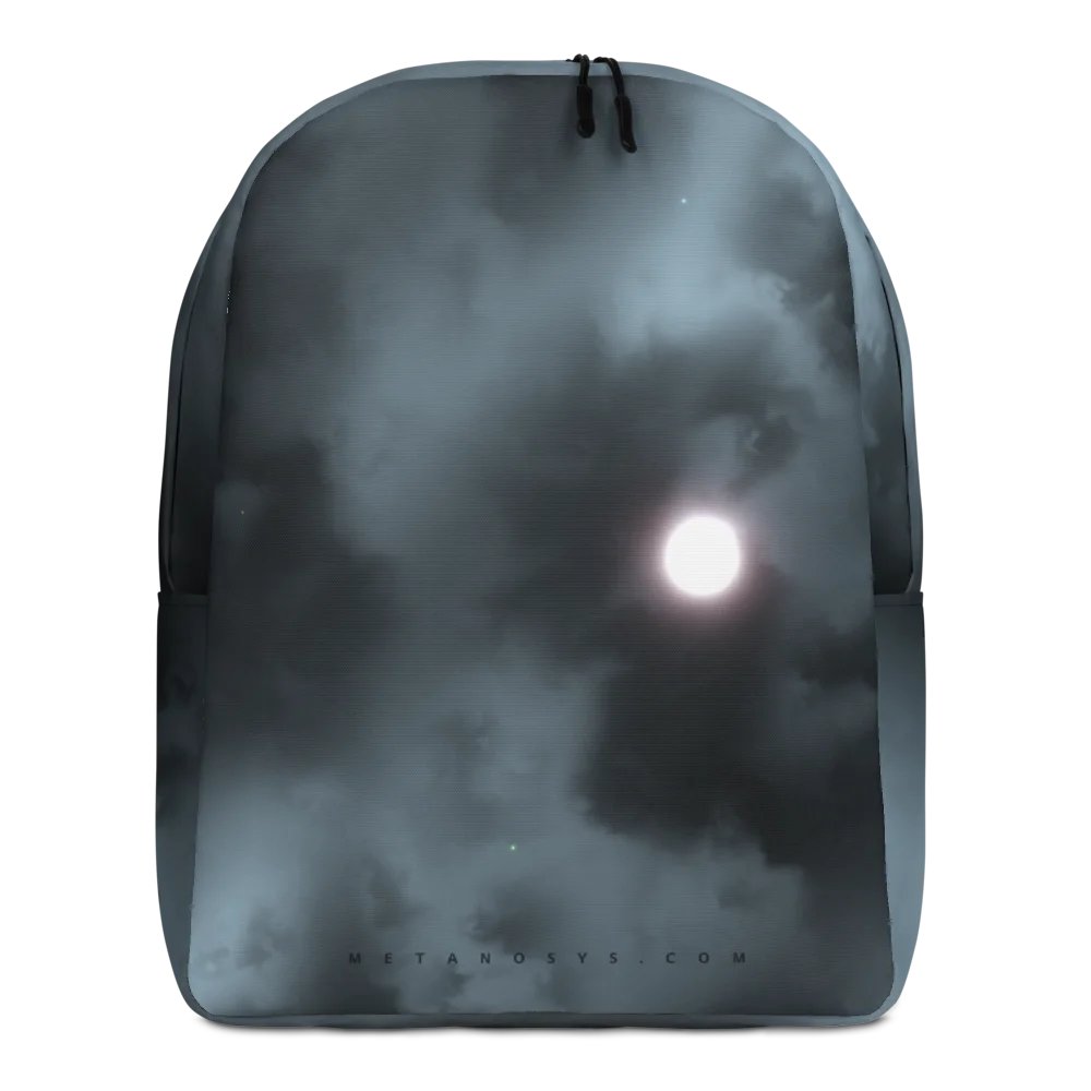 Gray Sky Minimalist Backpack product image (1)