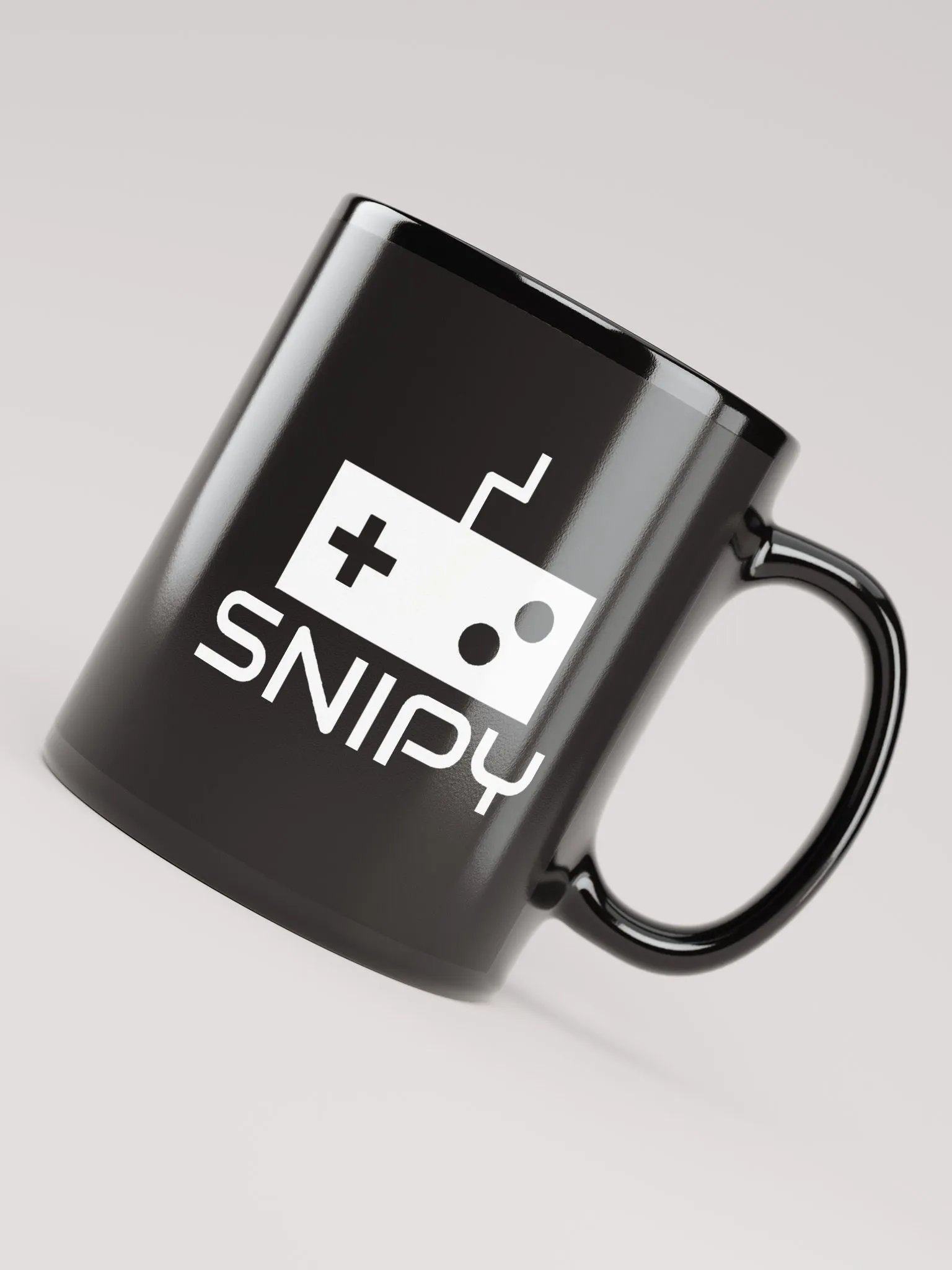 SnipyPlays Logo Mug Black product image (8)
