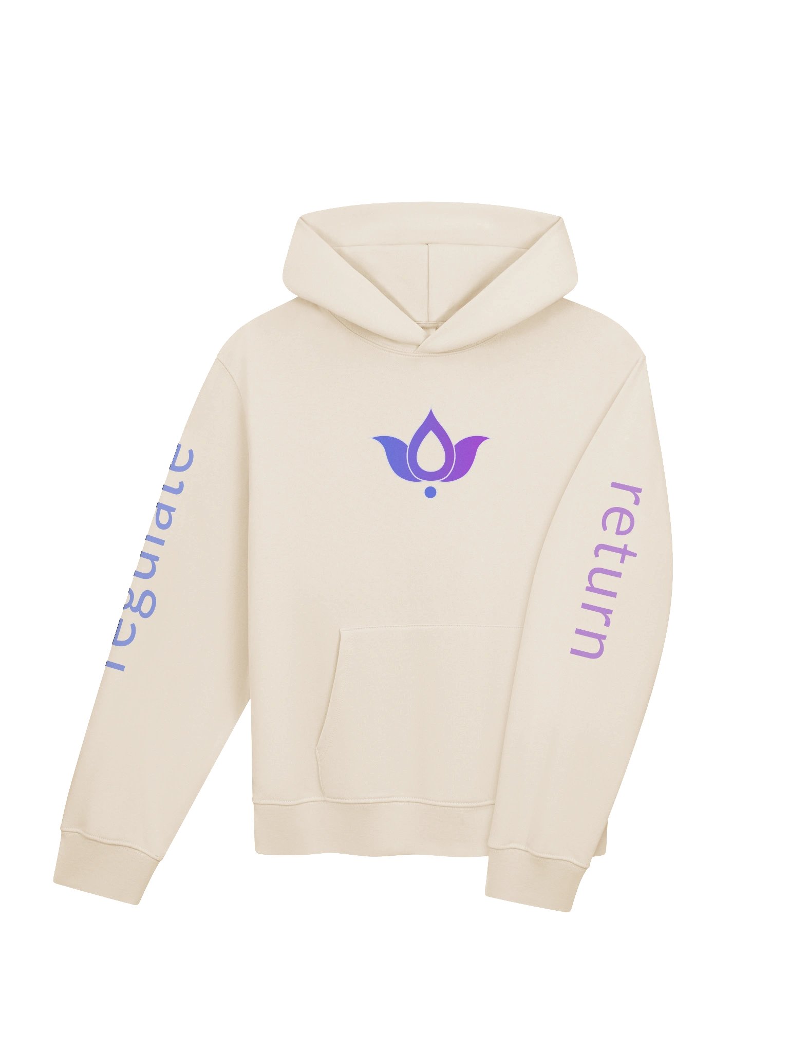 Regulate / Return Lotus Hoodie | Bone product image (4)