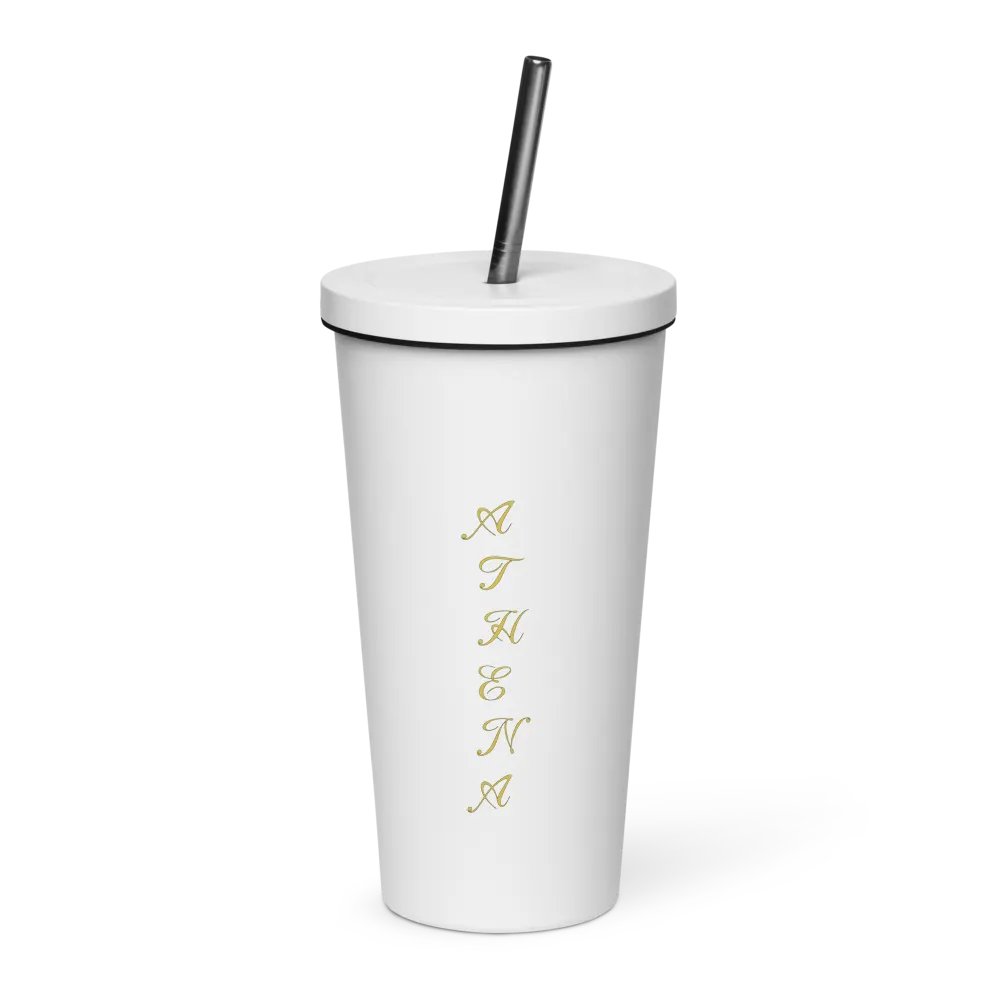 Athena Insulated Tumbler w/ Straw product image (2)
