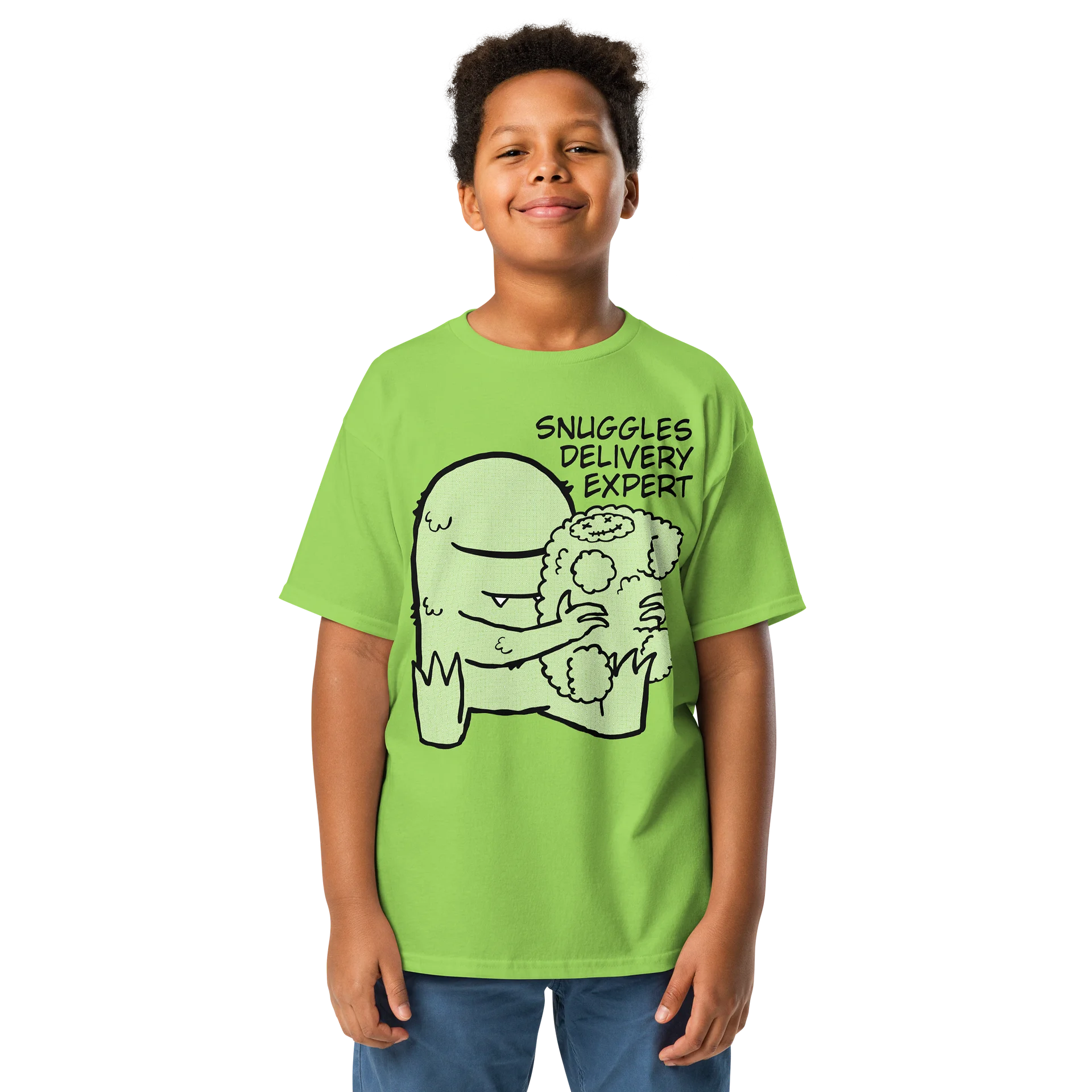 Snuggles Delivery Expert Kid’s Shirt product image (22)