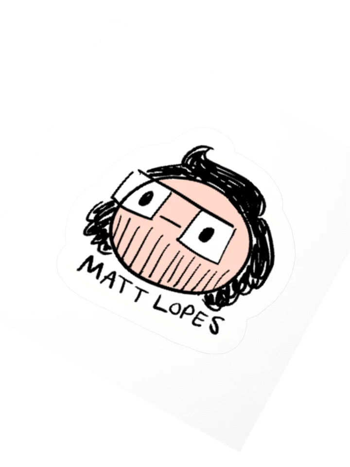 Matt Lopes Head Sticker product image (3)