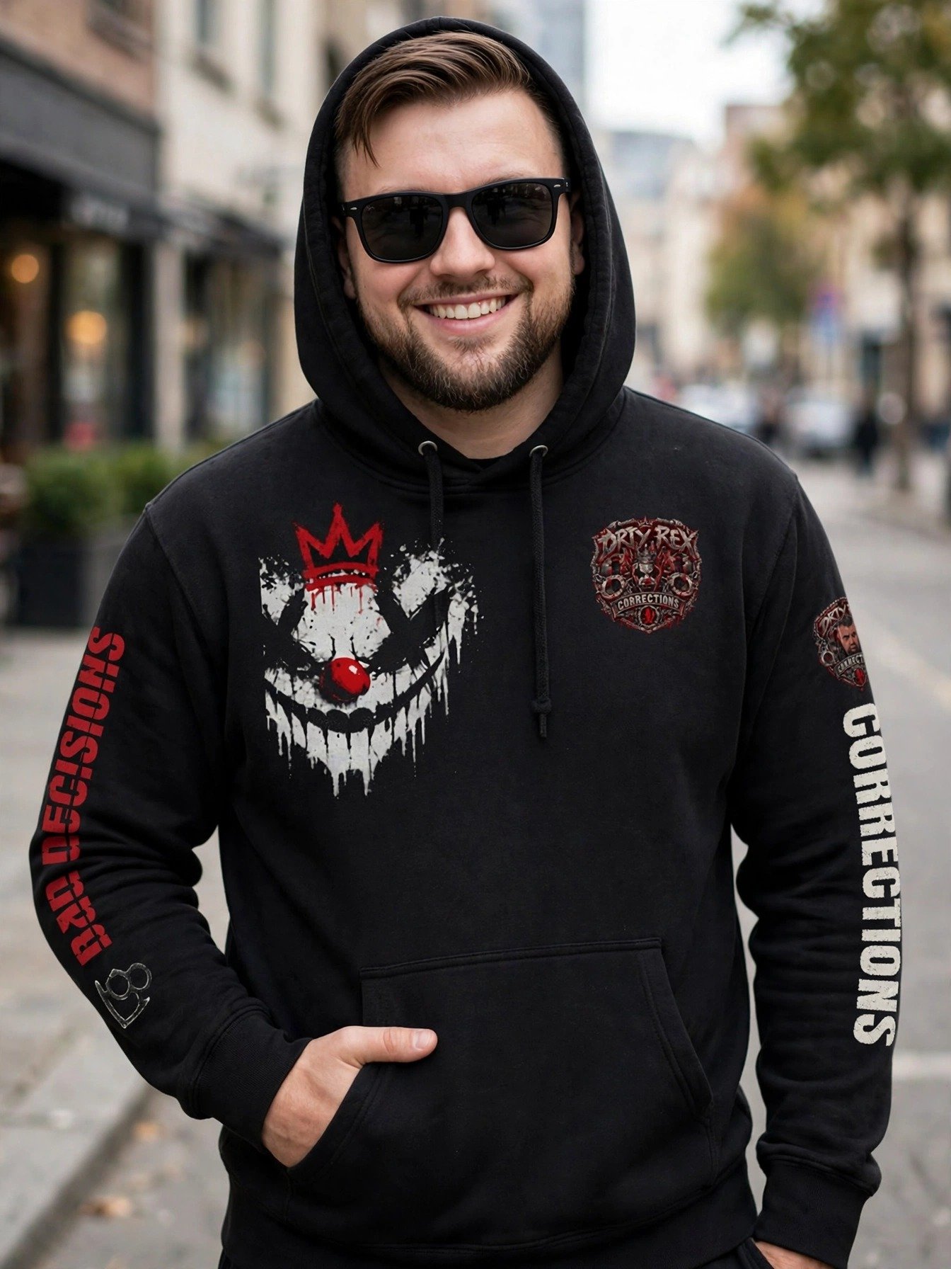 DRTY REX Bad Decisions Hoodie — Lane Seven Edition product image (11)