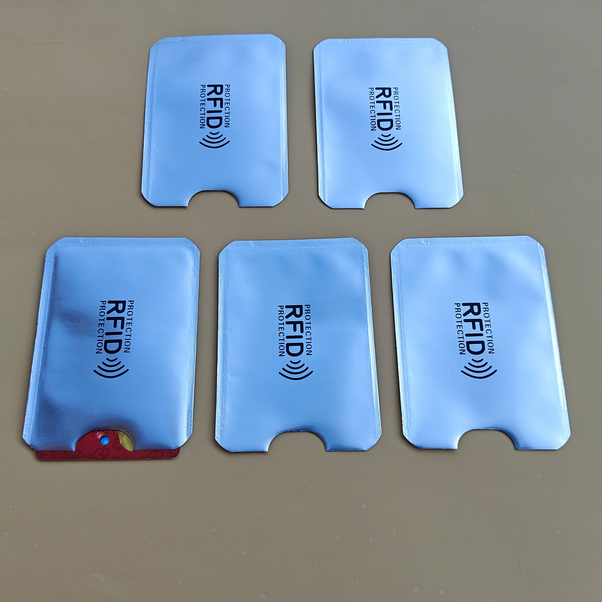Copy of 5pcs RFID Blocking Sleeves , Identity Theft Protection Secure Clear Plastic Sleeve for Credit Cards, Debit Card, product image (3)