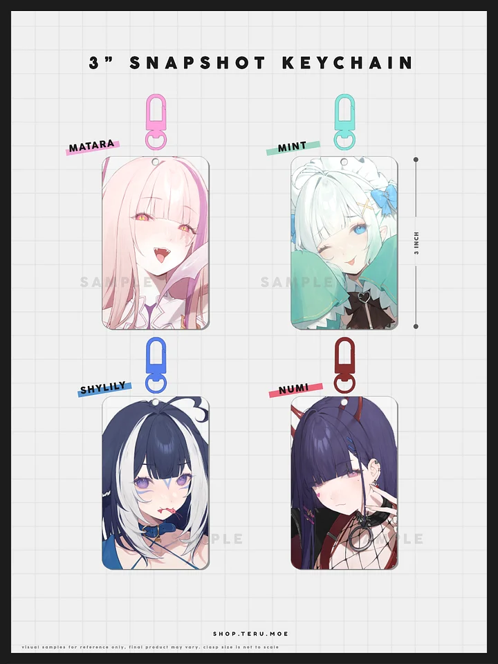 VTuber Snapshot Keychain product image (1)