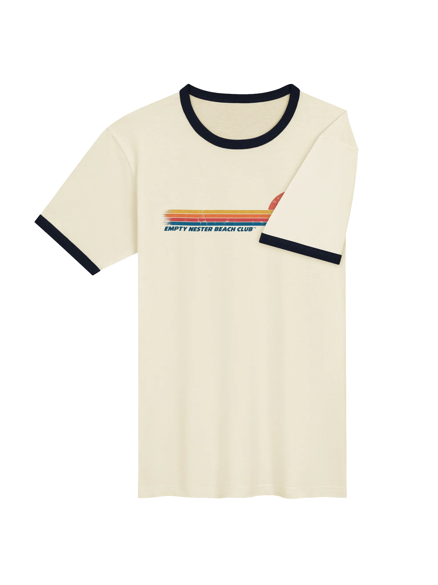 Empty Nester Beach Club Retro Ringer Tee product image (4)
