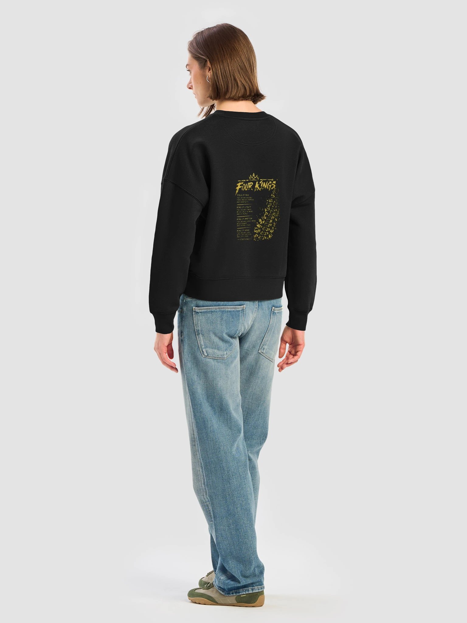 FOUR KINGS Women's Organic Crewneck Sweatshirt product image (21)