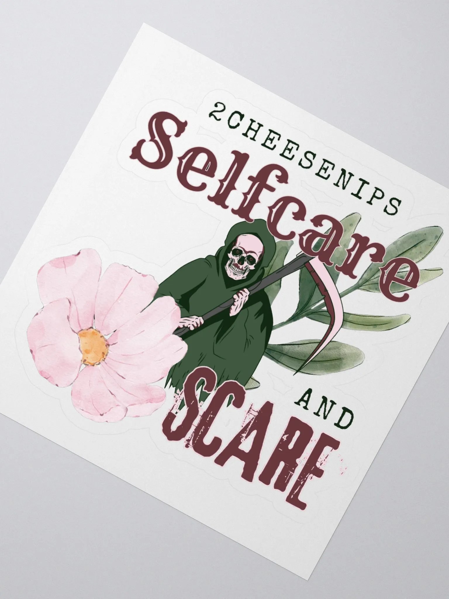 Selfcare & SCARE Sticker product image (2)