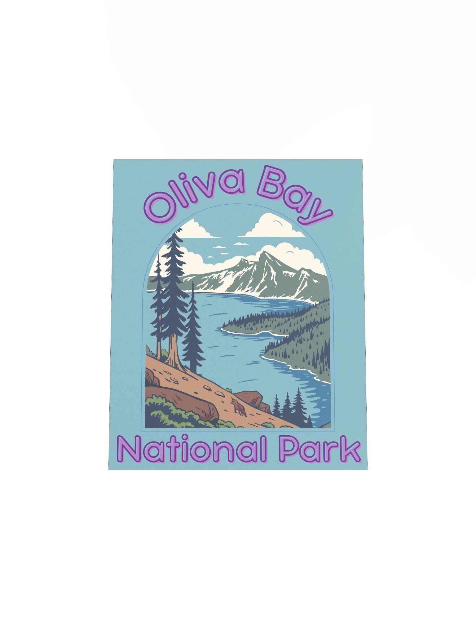 Oliva Bay National Park Poster product image (4)