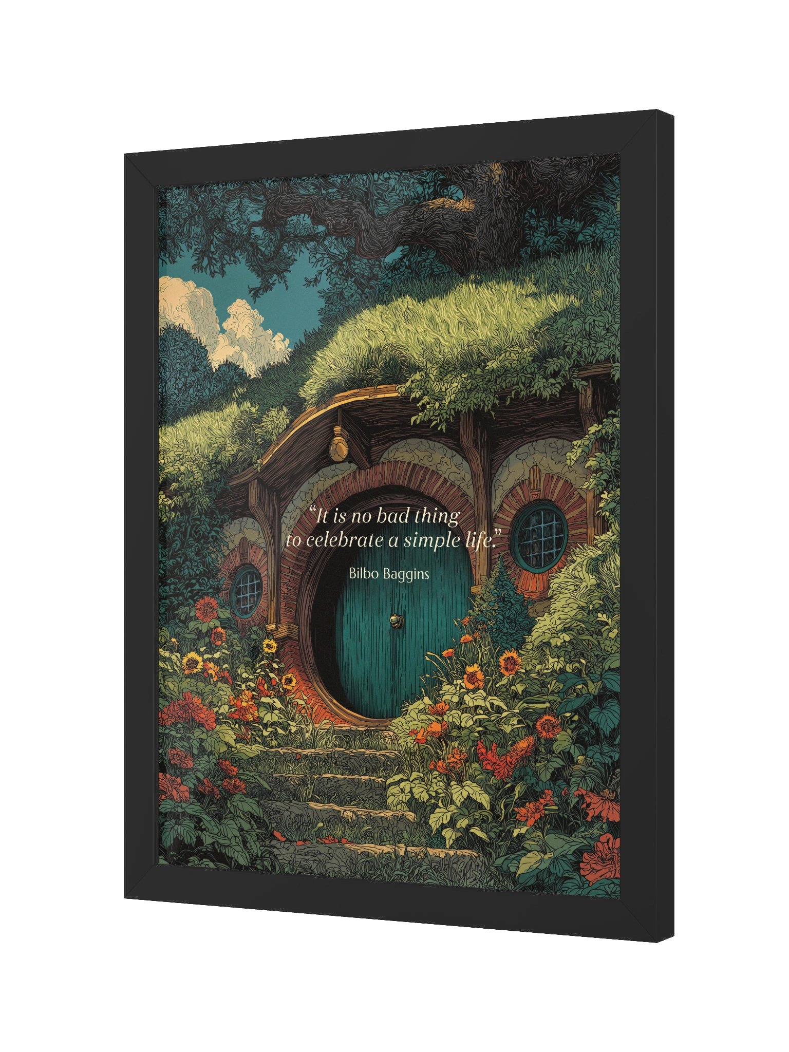 Simple Lives of Gentle Souls – Museum Framed Art product image (2)