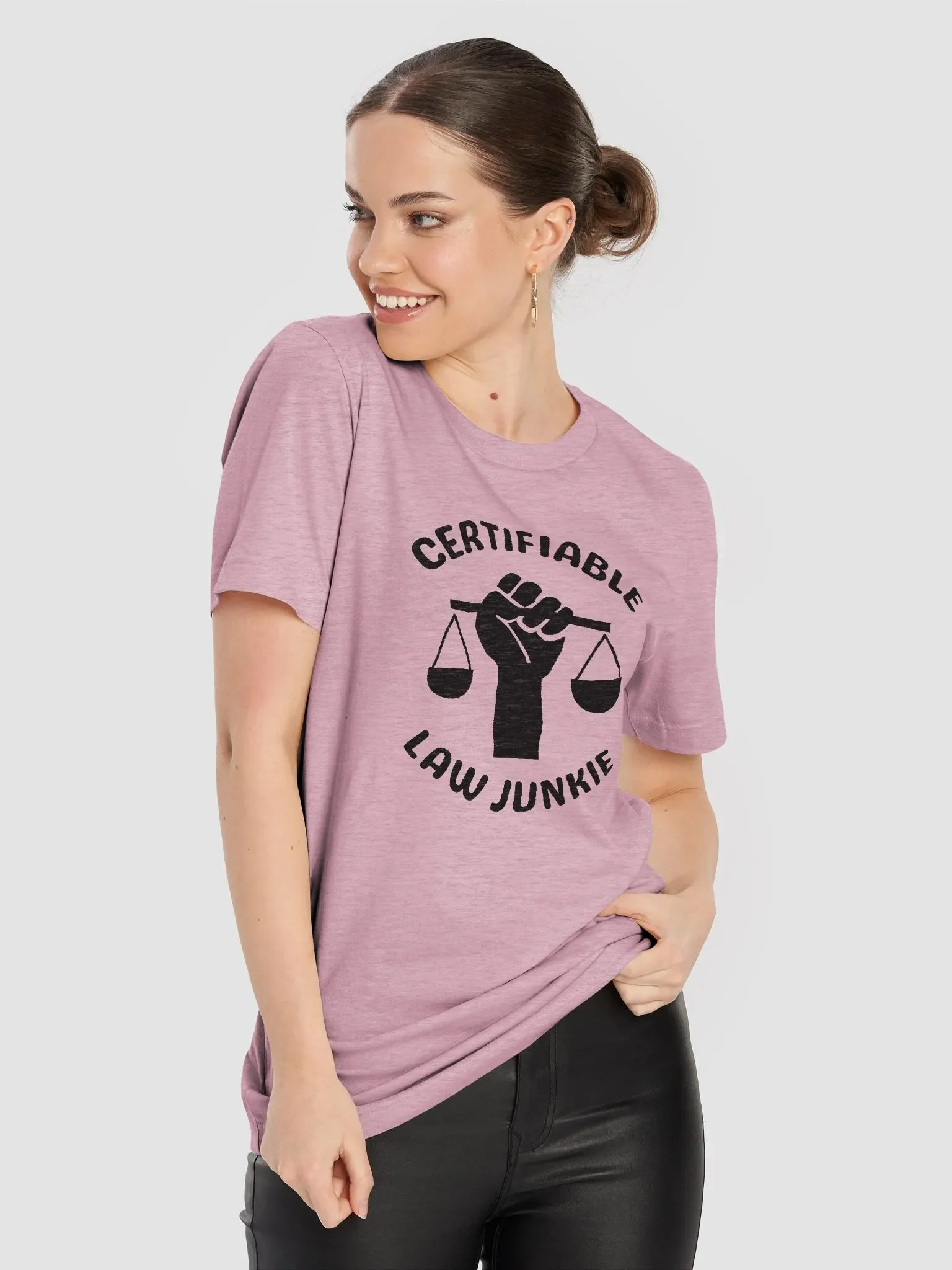 Certifiable Law Junkie Short Sleeve T-Shirt
