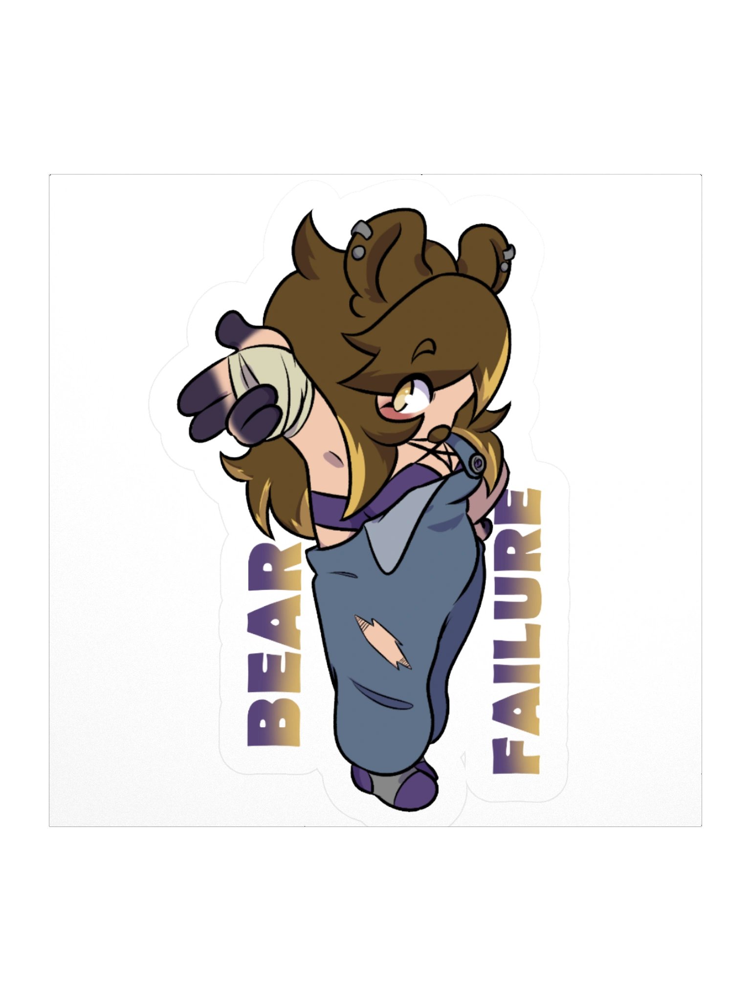 Bear Failure Sticker product image (1)