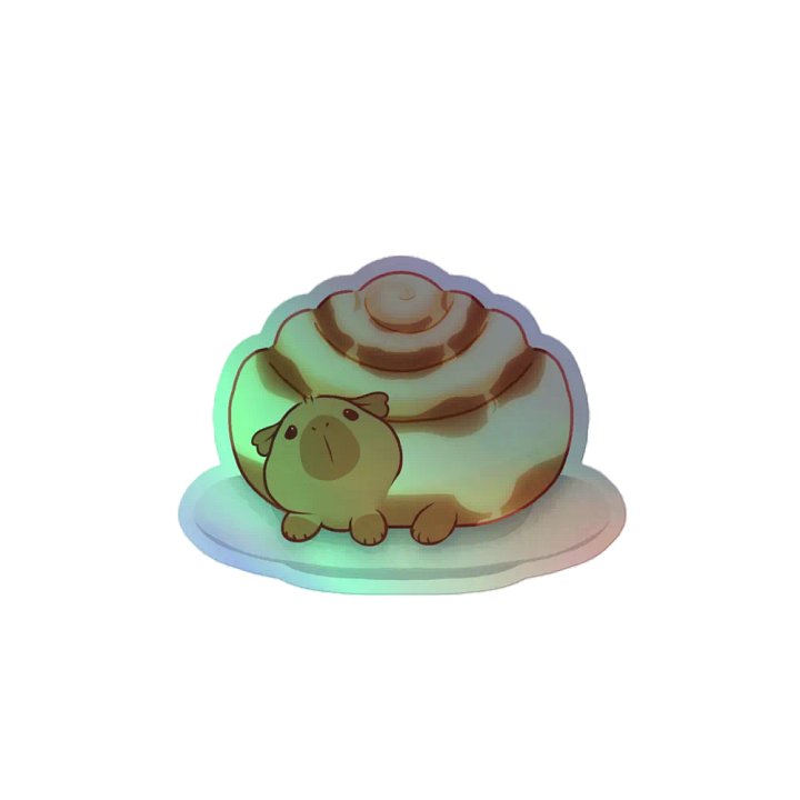 Capybara Cinn Roll Sticker product image (2)