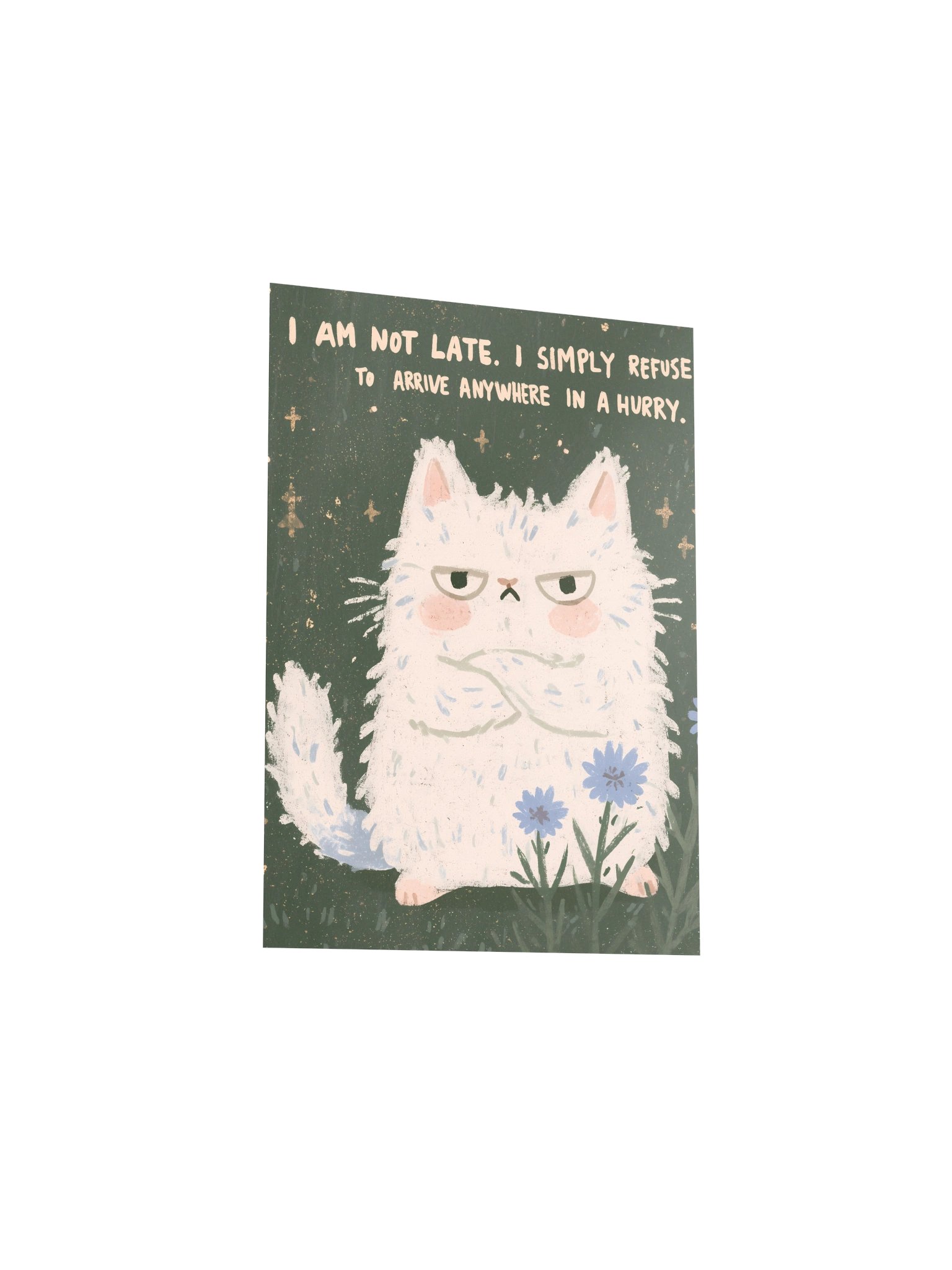 Unimpressed Cat Quote Poster product image (15)