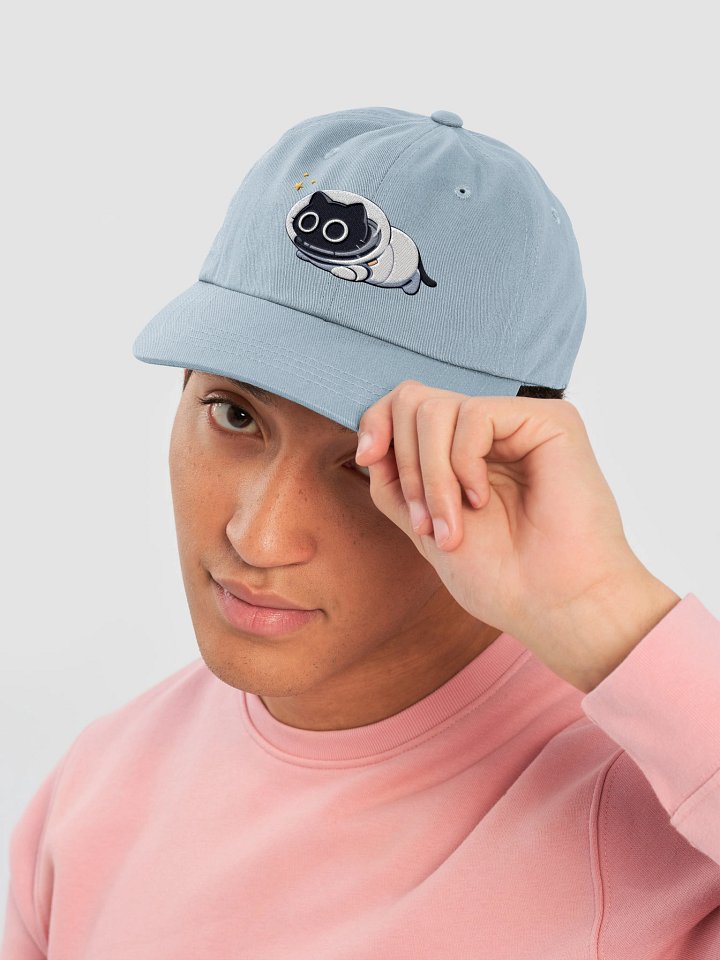 Embroidered Space Kitty Dad Hat product image (1)