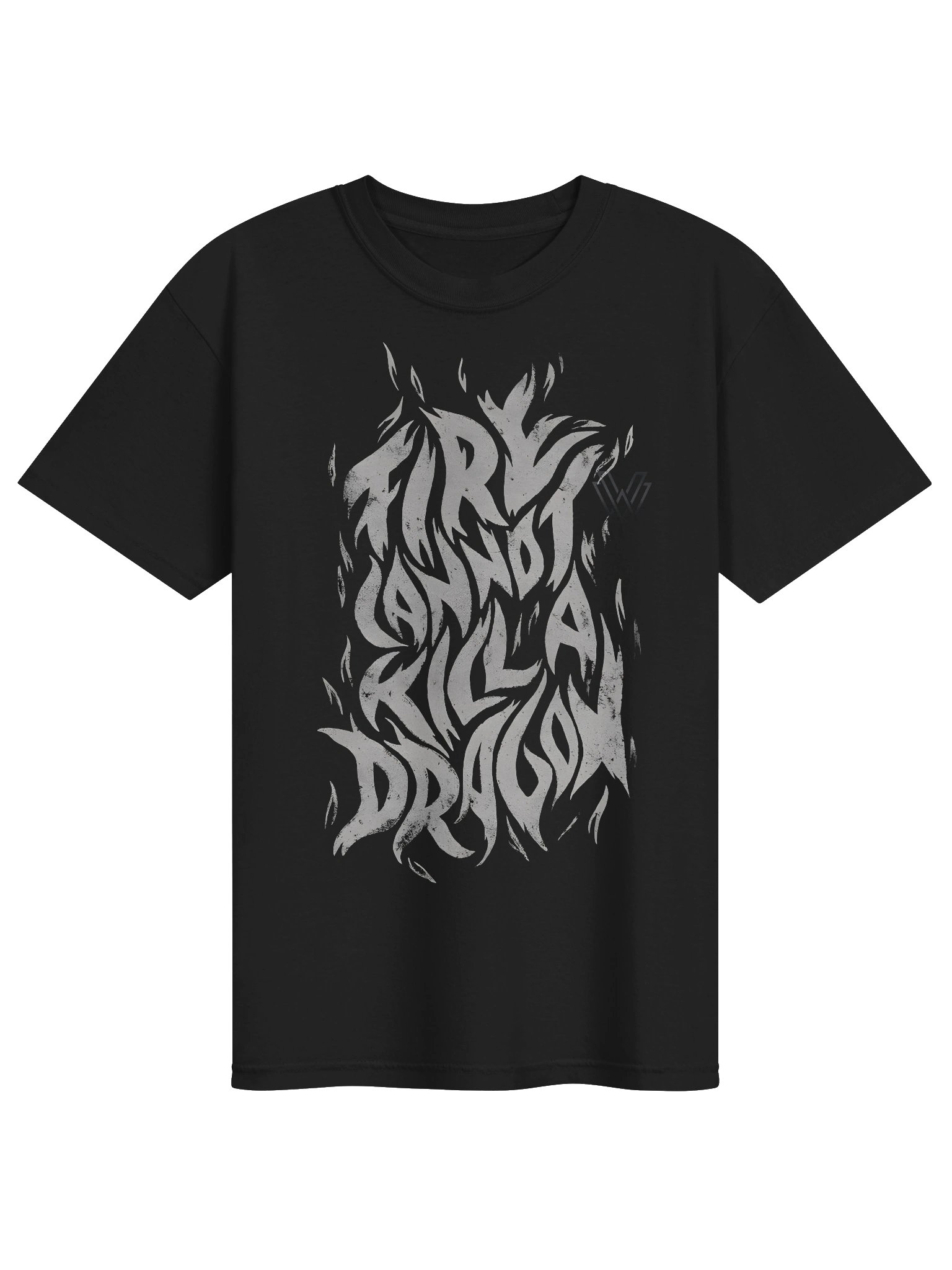 wolf and lamb t shirt black product image (1)