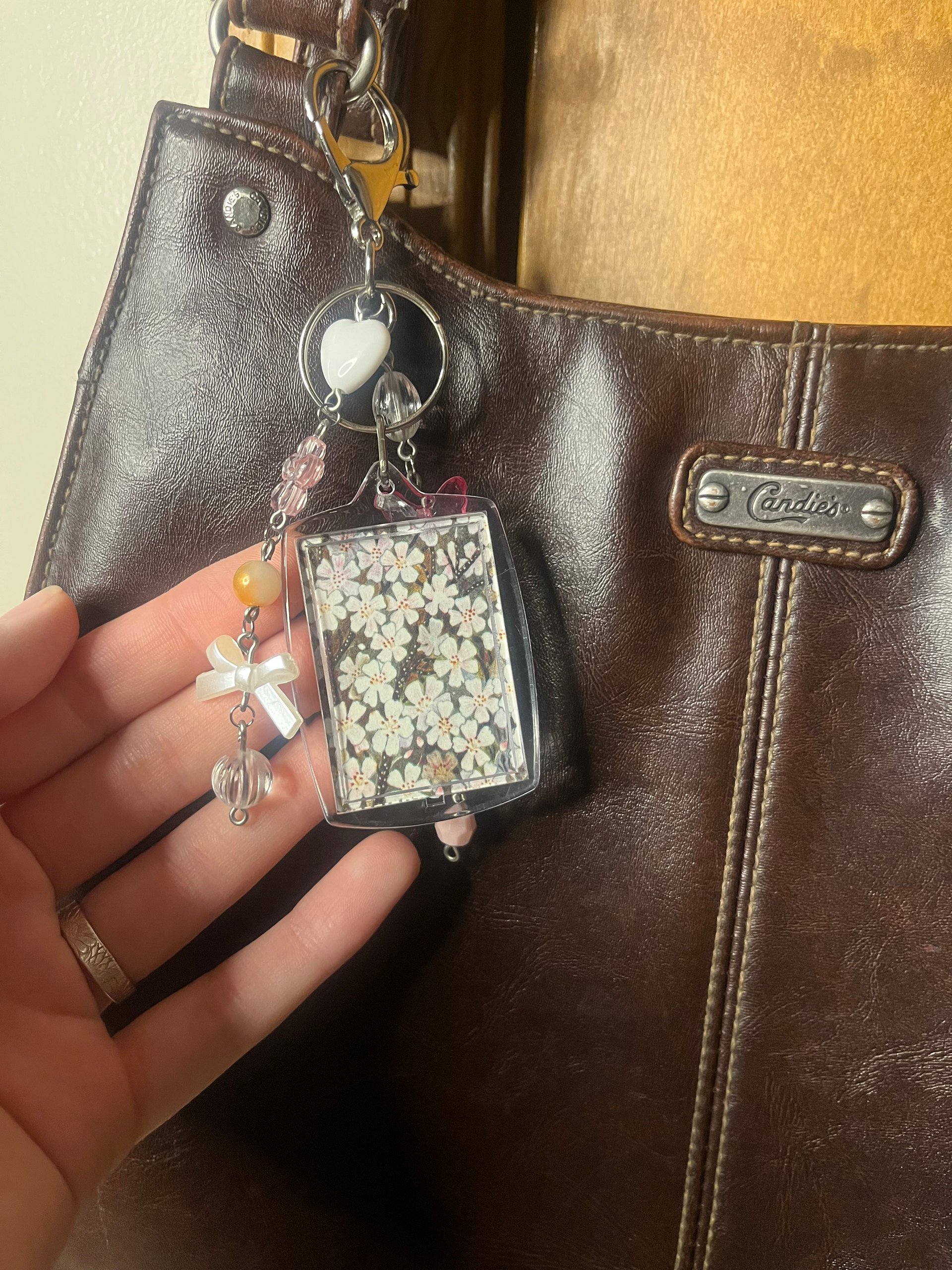A Tiger Among The Flowers Deluxe Bag Charm product image (3)