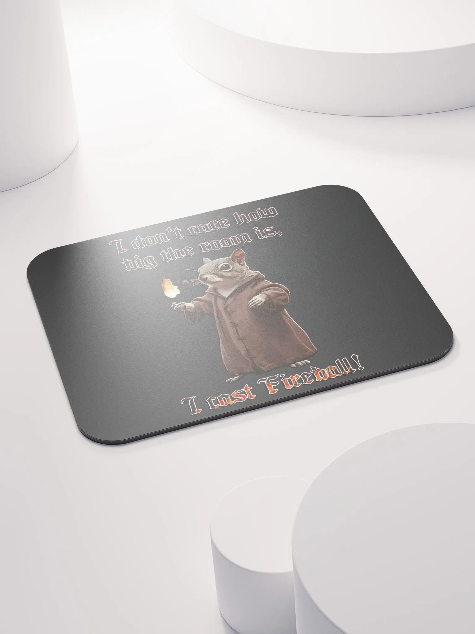 Waffles Fireball Mouse Pad product image (4)
