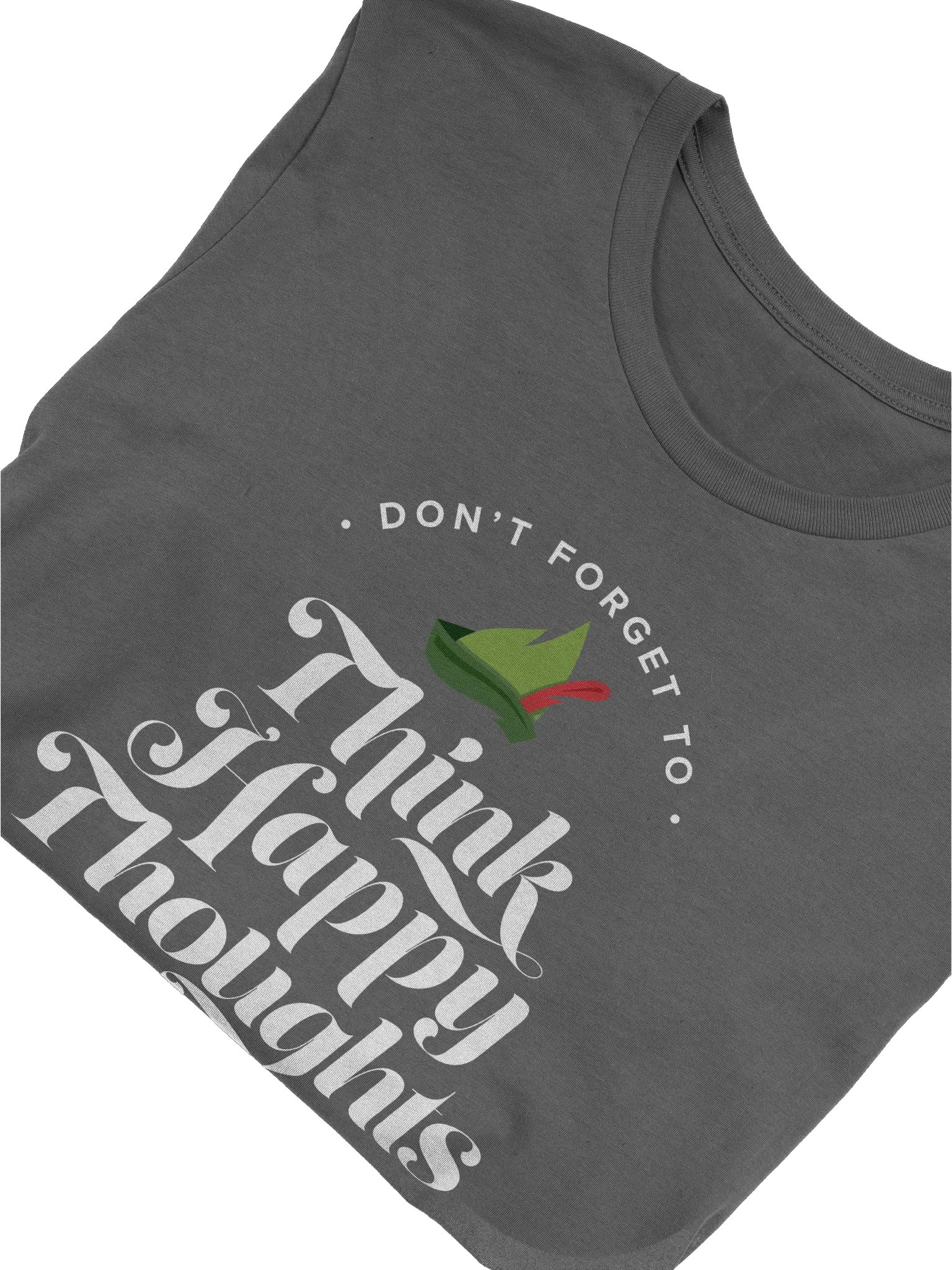 Think Happy Thoughts Tee (Gray) product image (3)