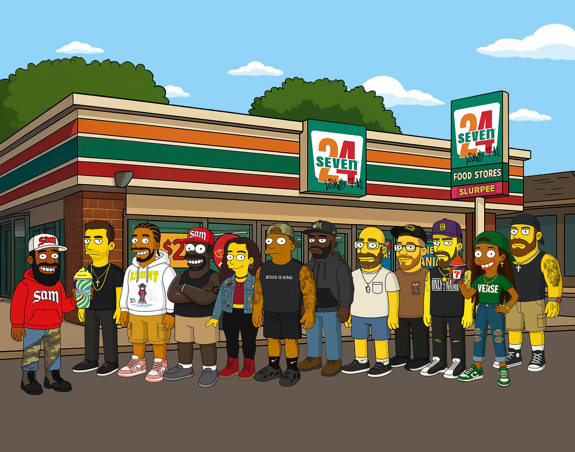 24/7 (Like 7-11) Cypher Print product image (1)