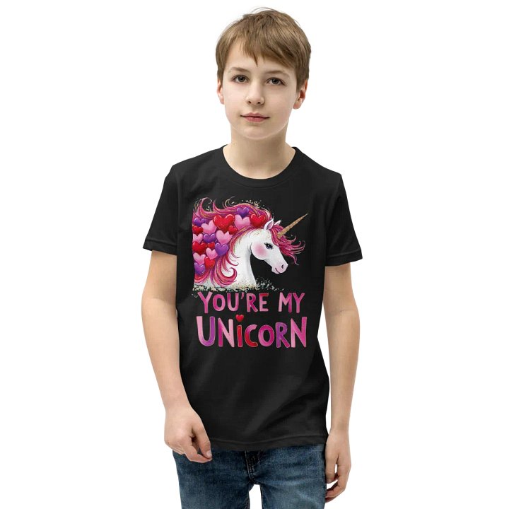 Heartfelt Unicorn Youth T-Shirt product image (1)