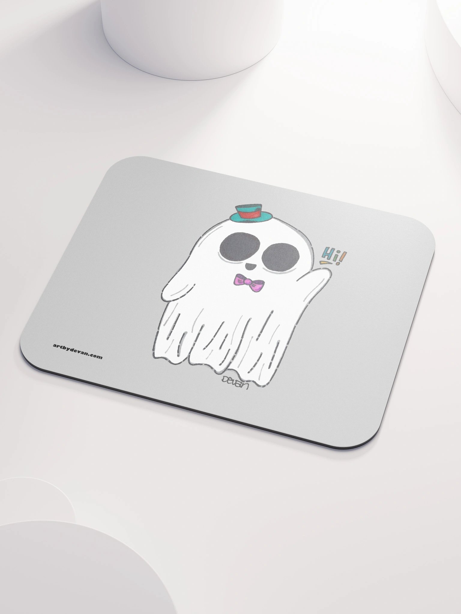 Fancy Ghost Mousepad product image (3)