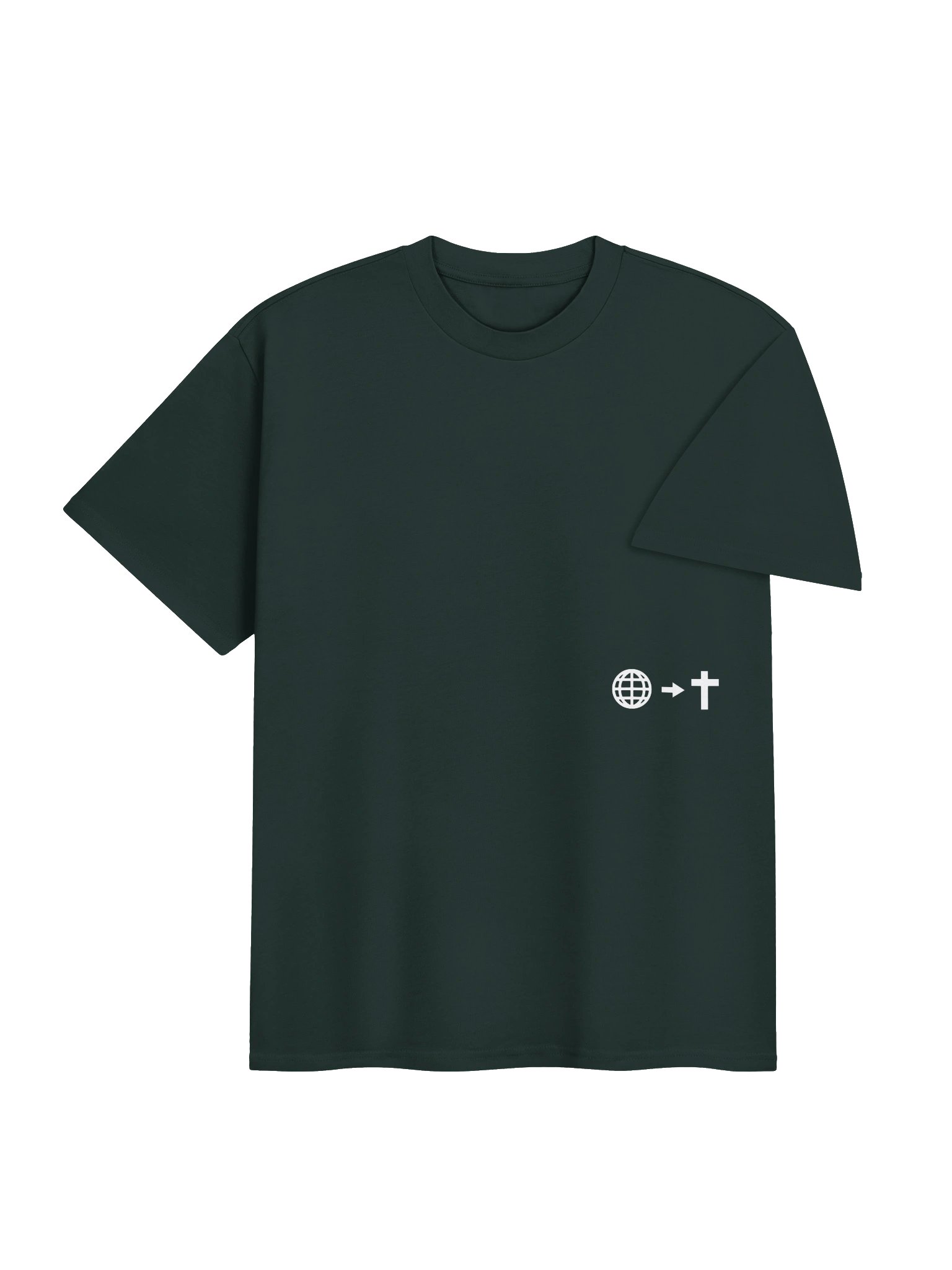 forgiven tee - pine product image (4)