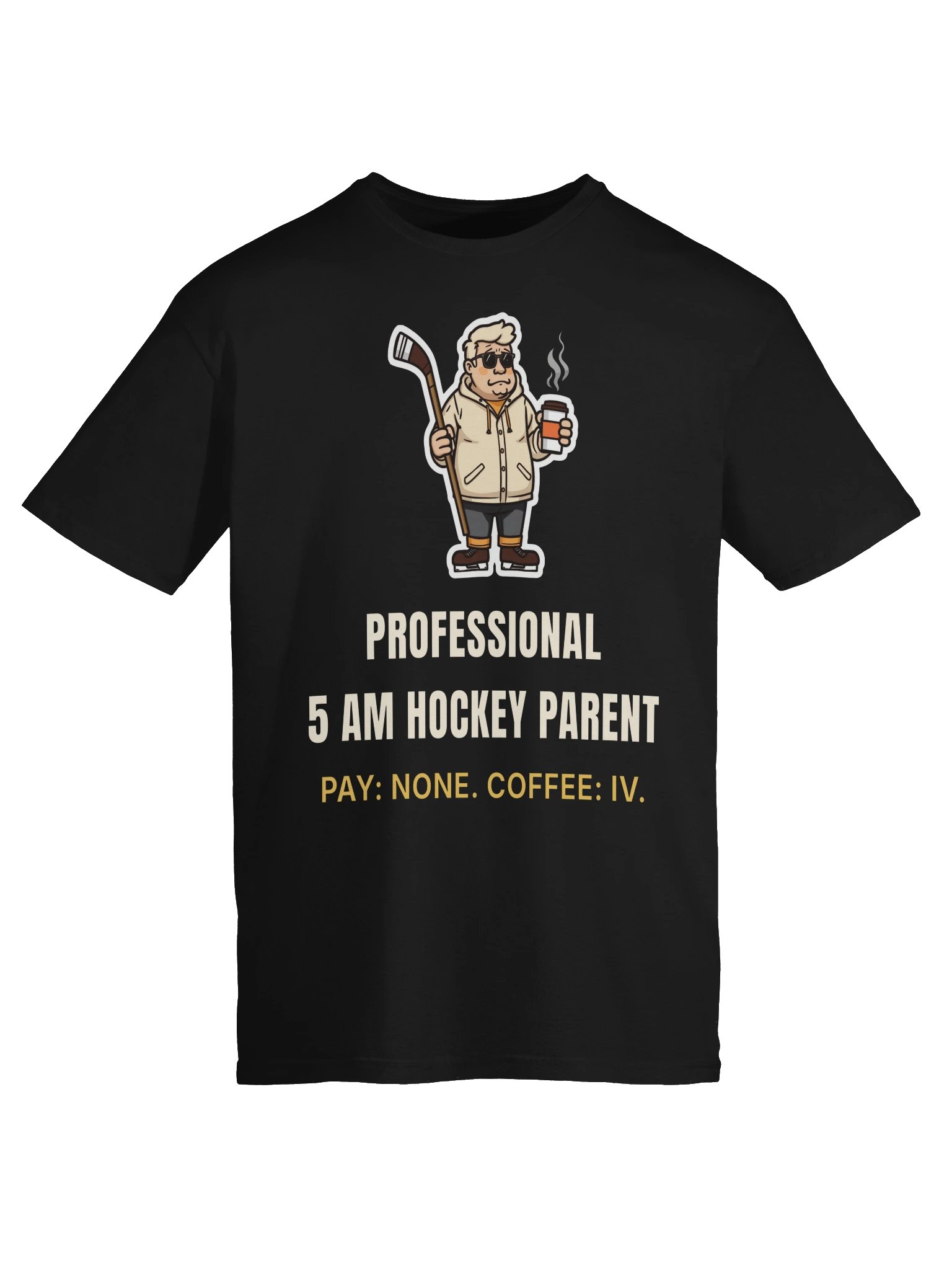 Professional 5 AM Hockey Parent Shirt – Funny Hockey Dad Gift Tee product image (5)