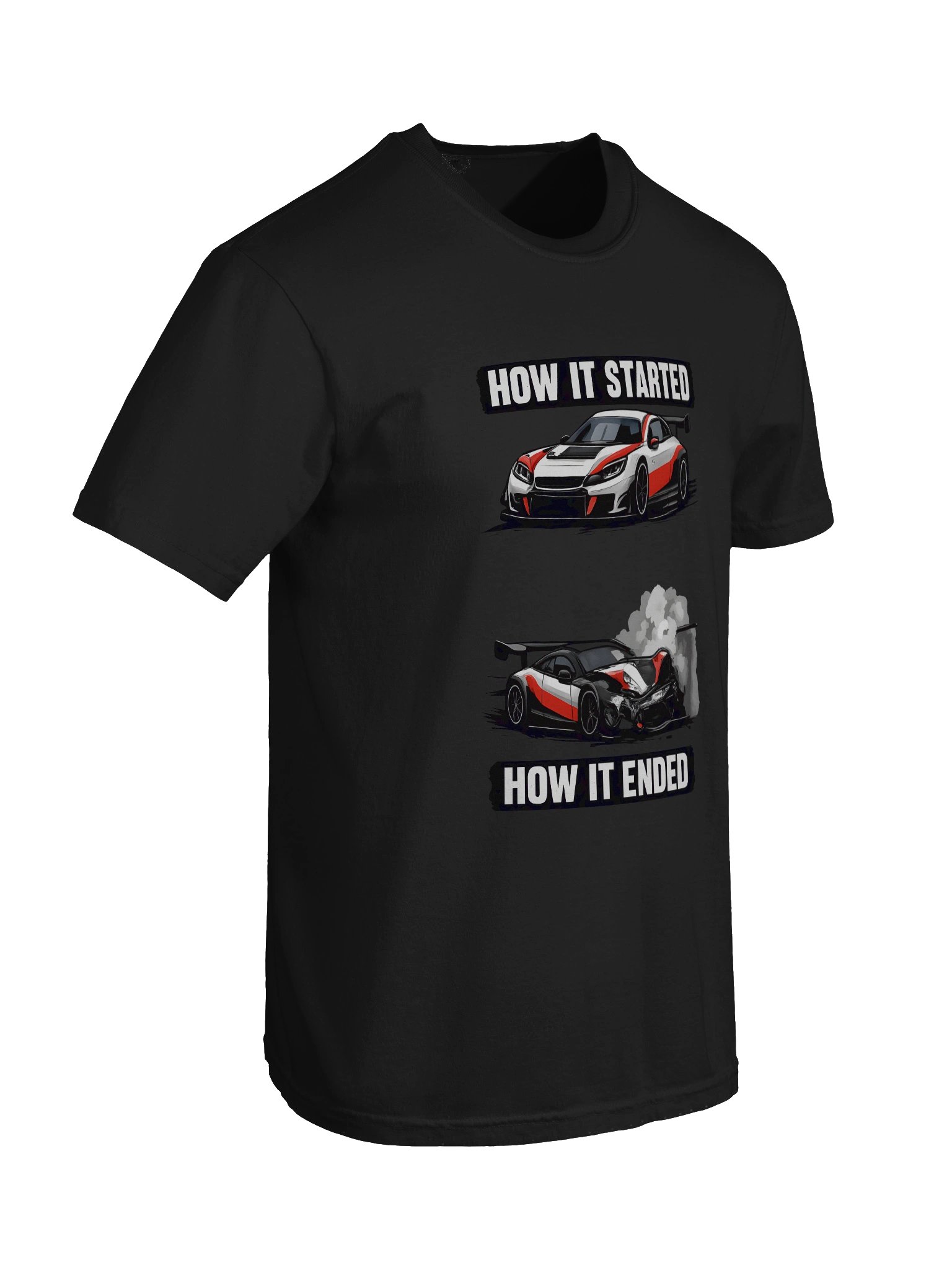 How It Started / How It Ended – Sim Racing Tee product image (15)