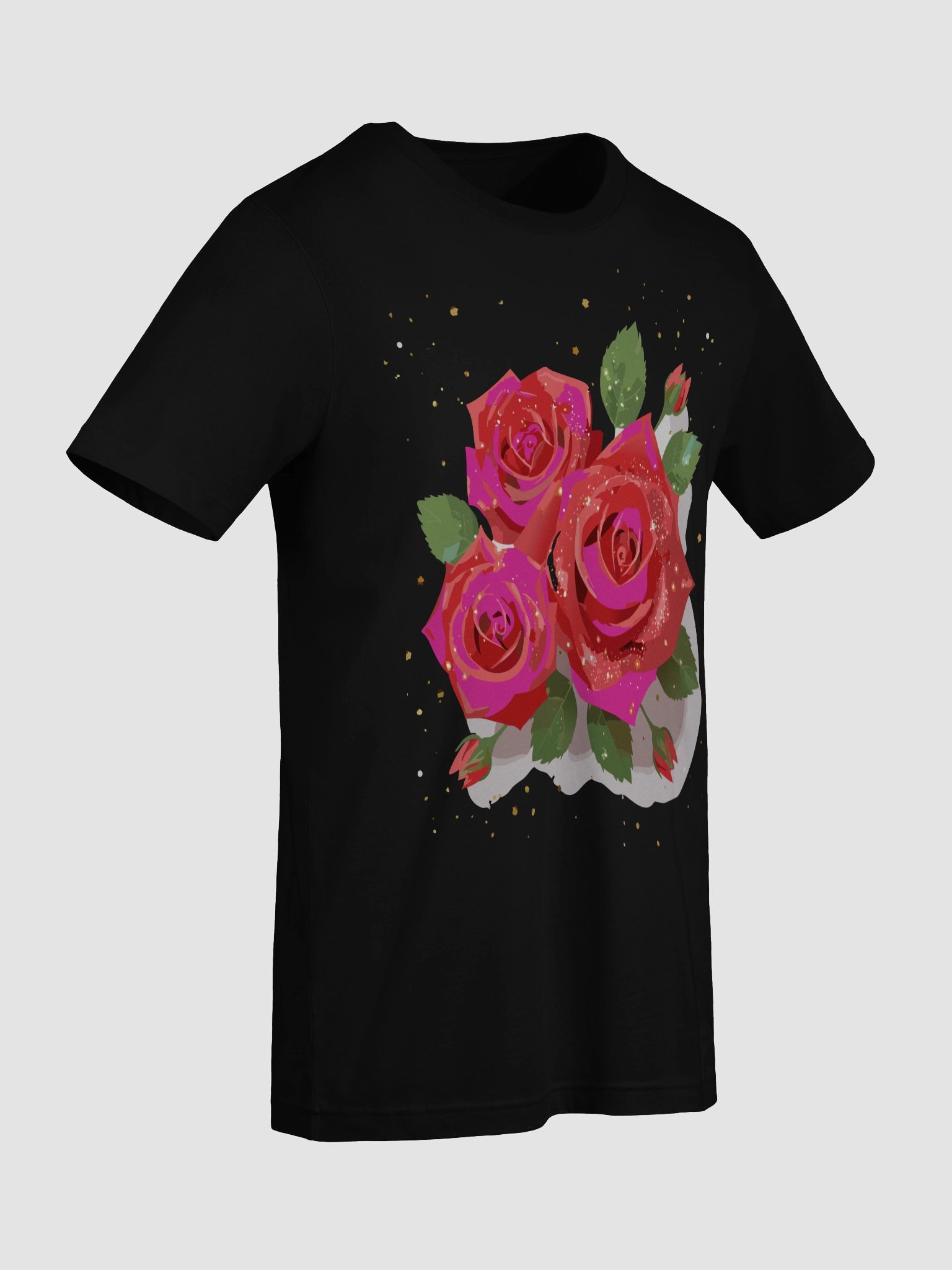 Blooming Roses Soft T-Shirt product image (9)