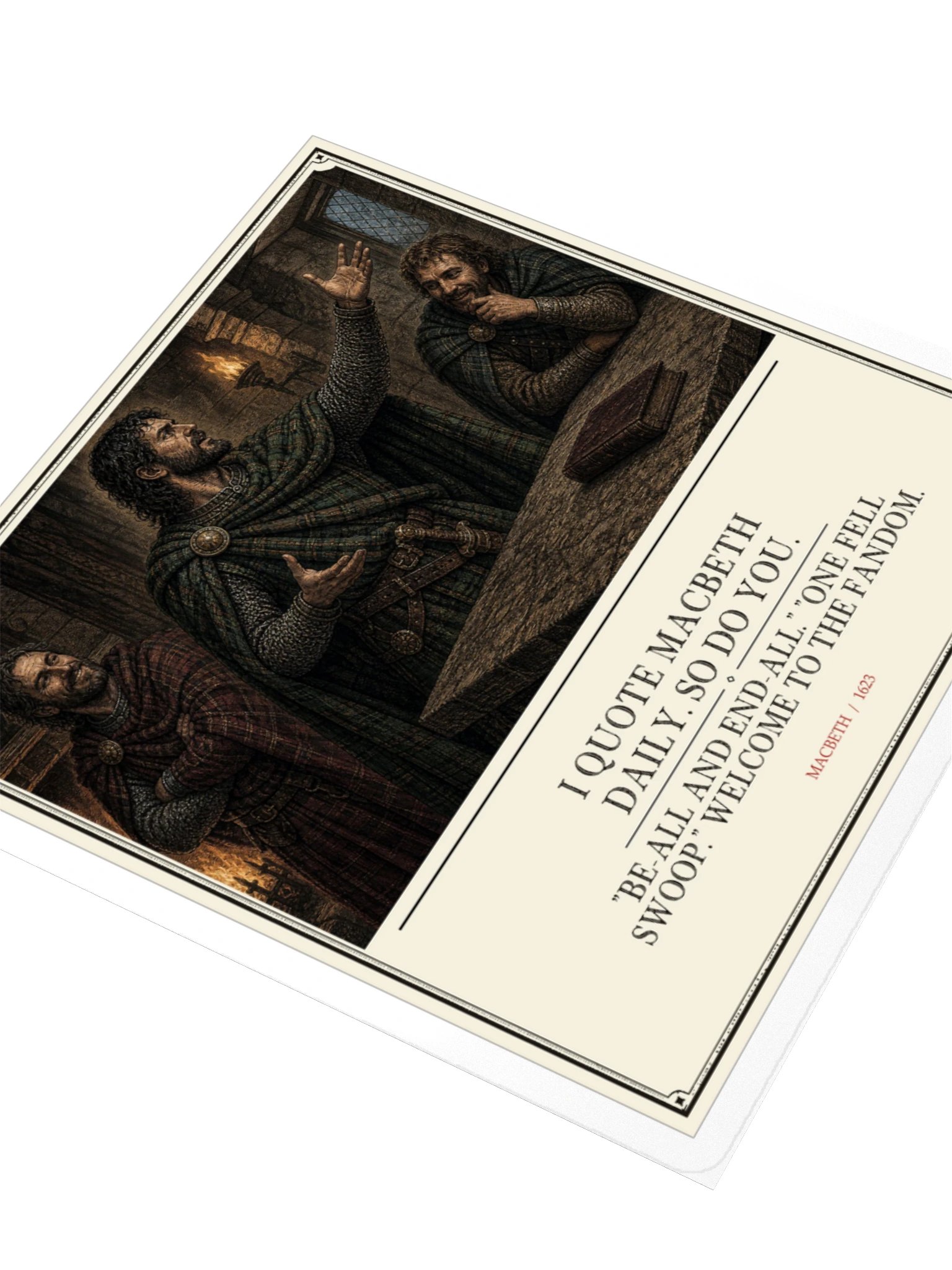 Quote Macbeth Daily -- Macbeth Sticker product image (3)