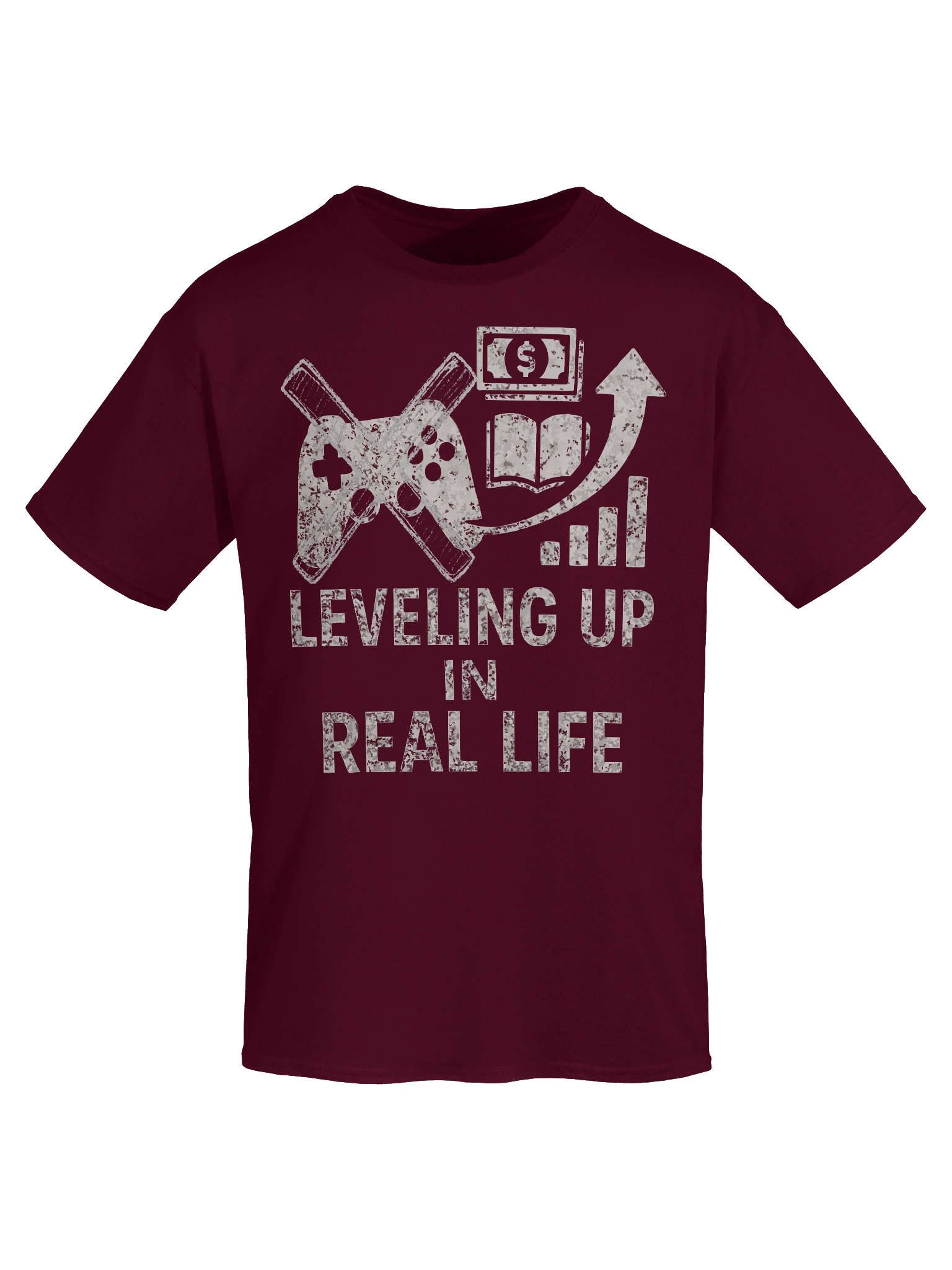 Leveling Up In Real Life - Gamer Motivation T-shirt product image (7)