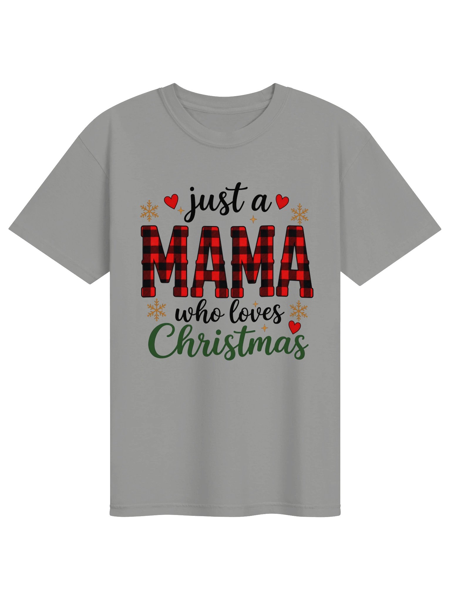 Just A Mama Who Loves Christmas T-shirt product image (2)