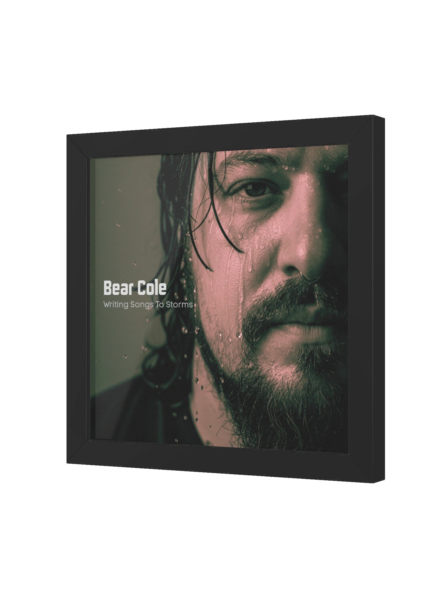 Bear Cole - Writing Songs to Storms (album cover) Framed Poster product image (3)