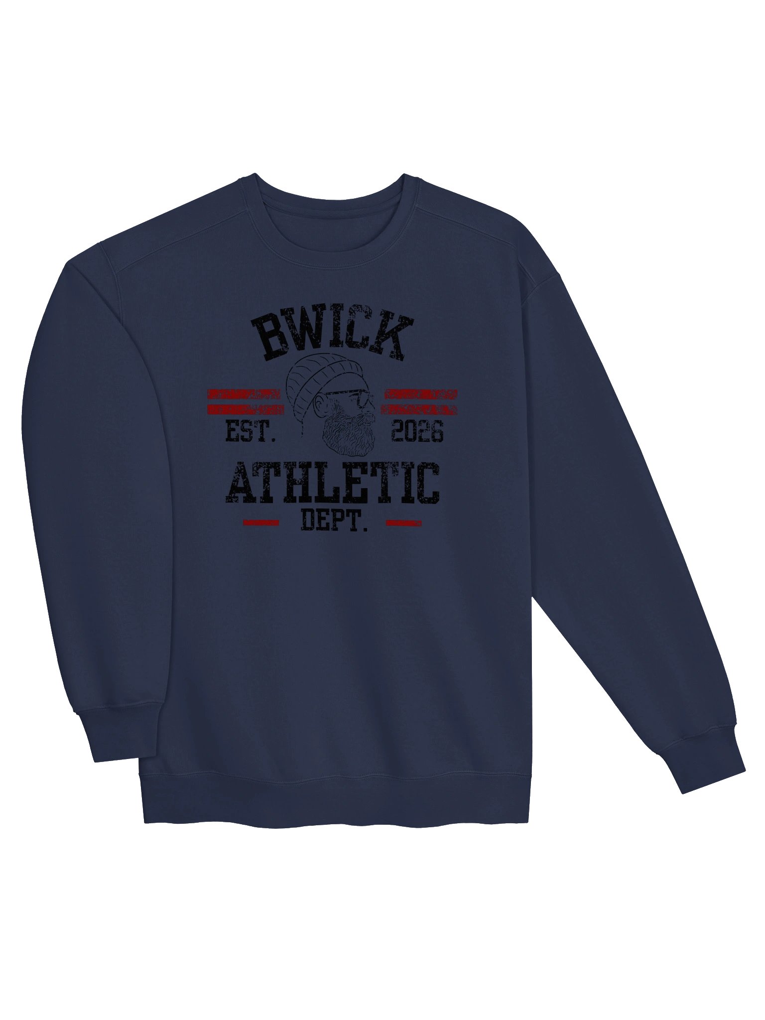 bwick athletic dept. crew (black) product image (17)