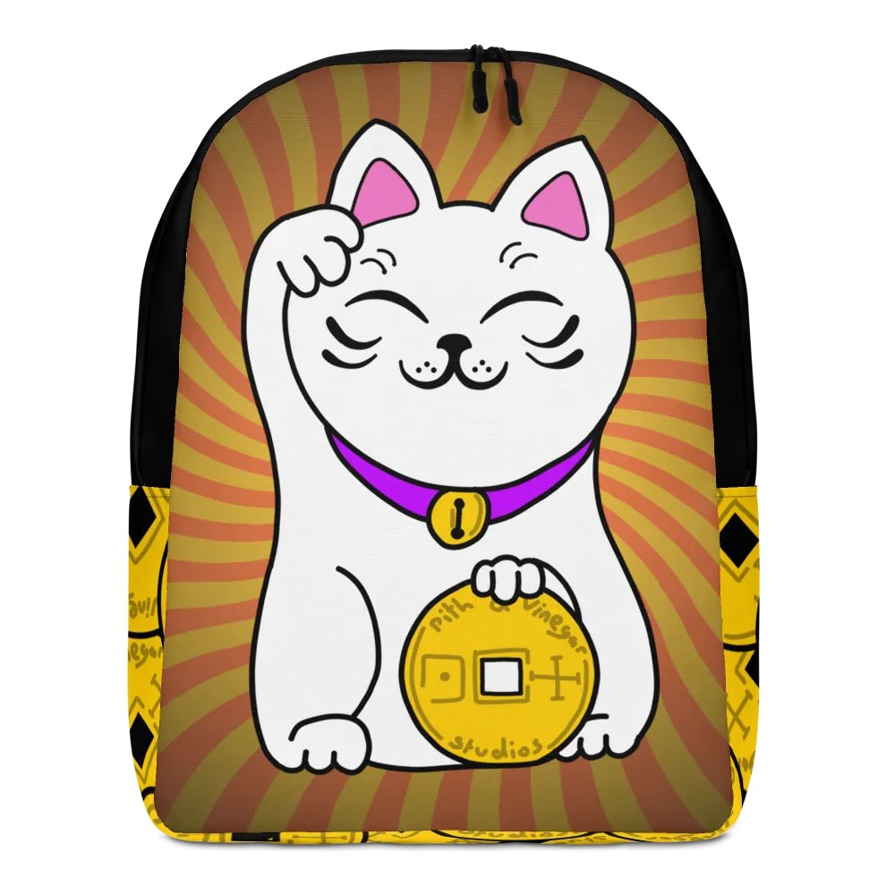 Maneki neko backpack product image (1)