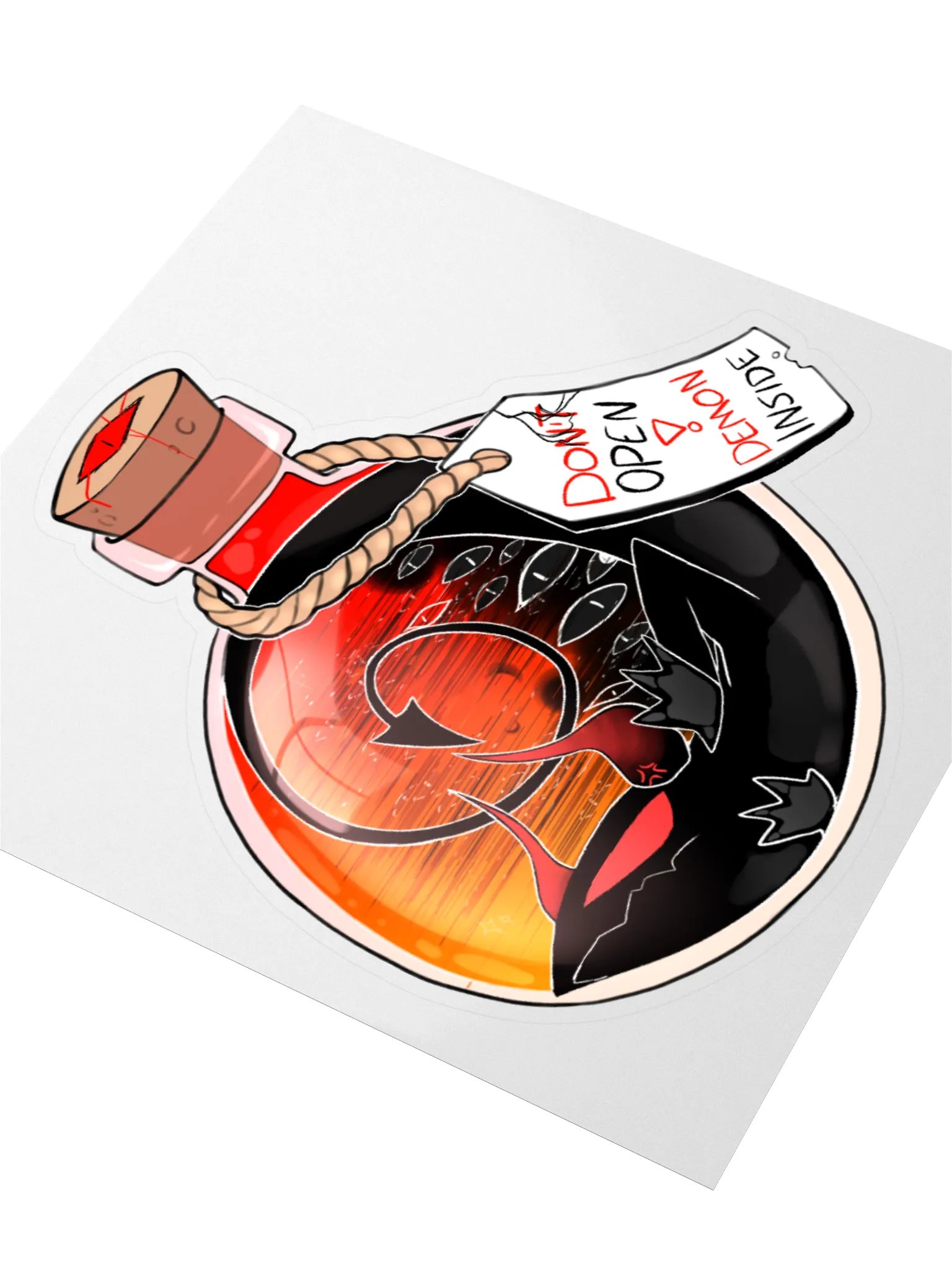 Demon in a bottle Sticker product image (8)