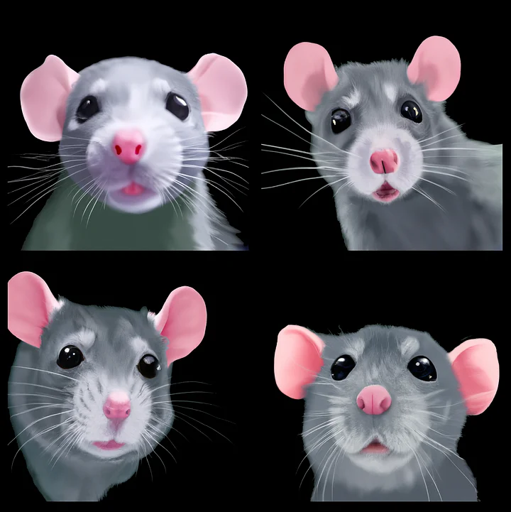 Four blue rats, flipflops product image (2)