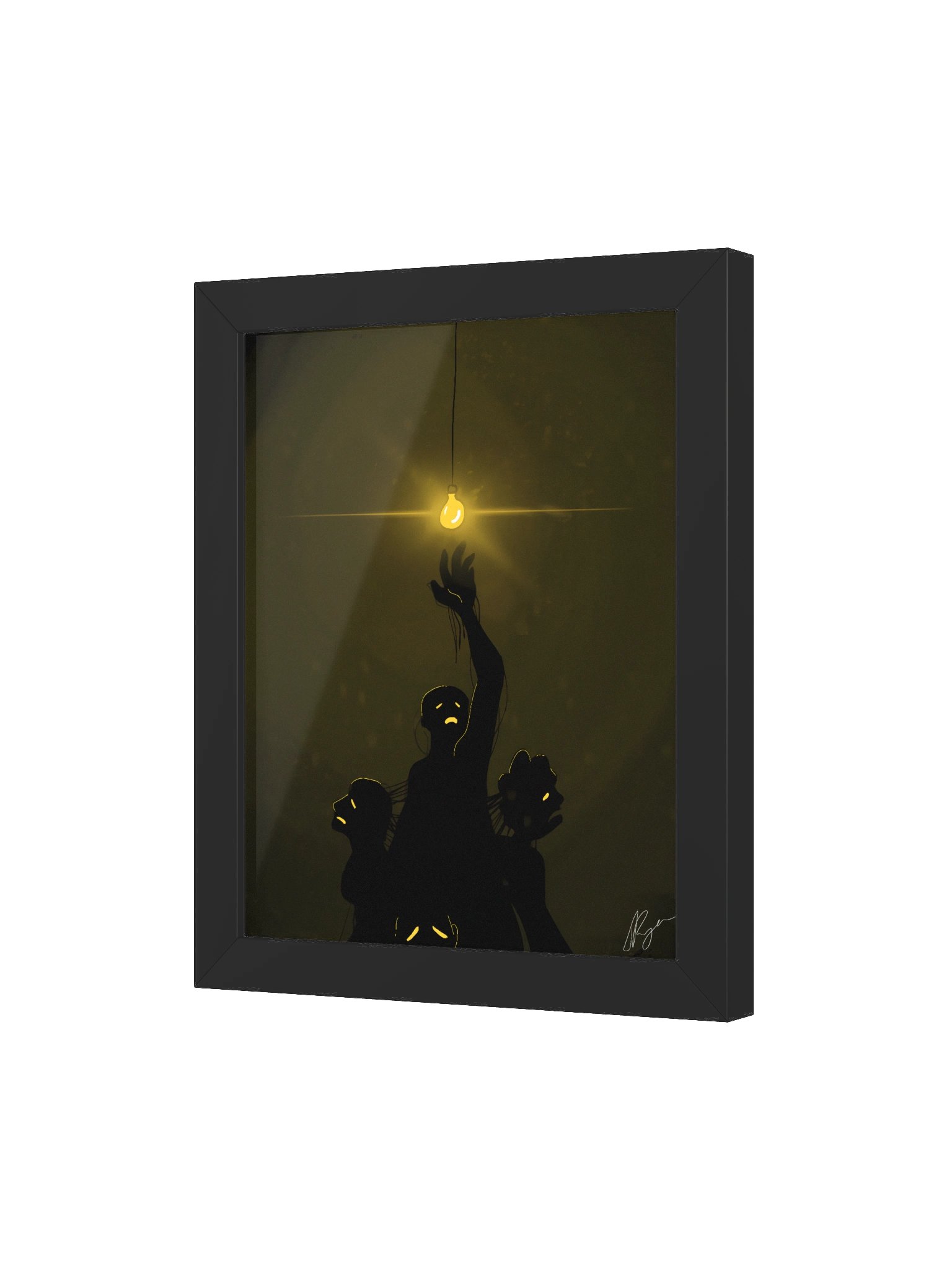 The Light — Framed Print product image (106)