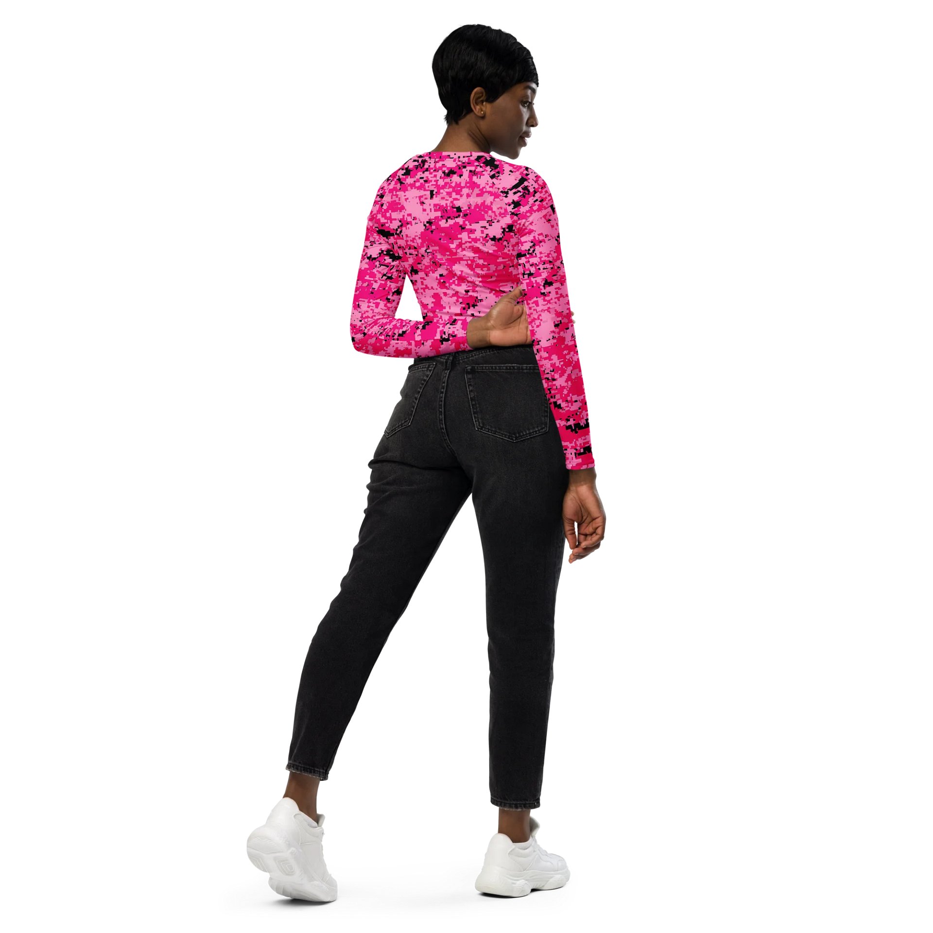 Eco-Chic All-Over Print Crop Top product image (6)