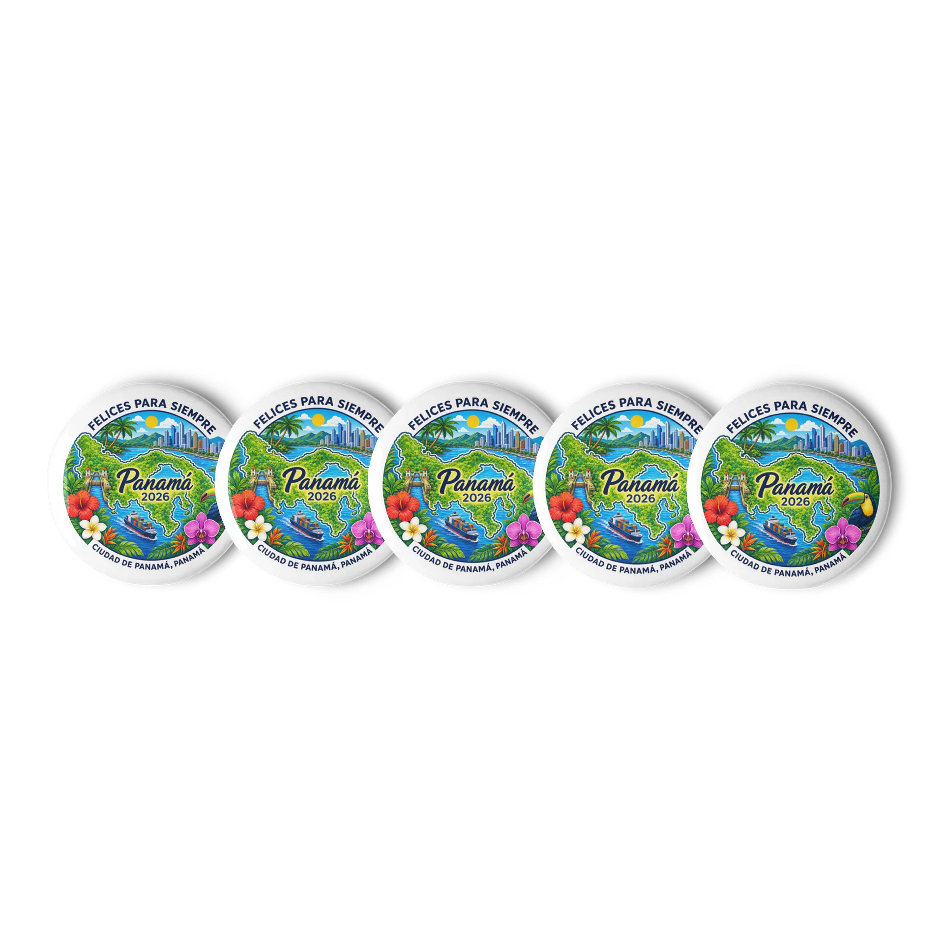 Asamblea Internacional 2026 “Felices para Siempre” Panamá Tropical Pin product image (2)